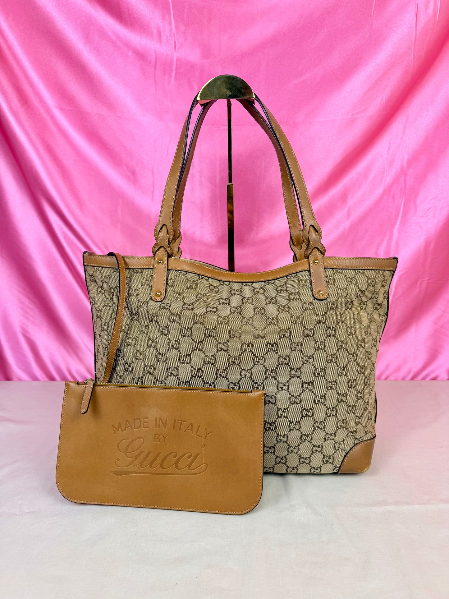 Brown Sparkle Gucci Tote