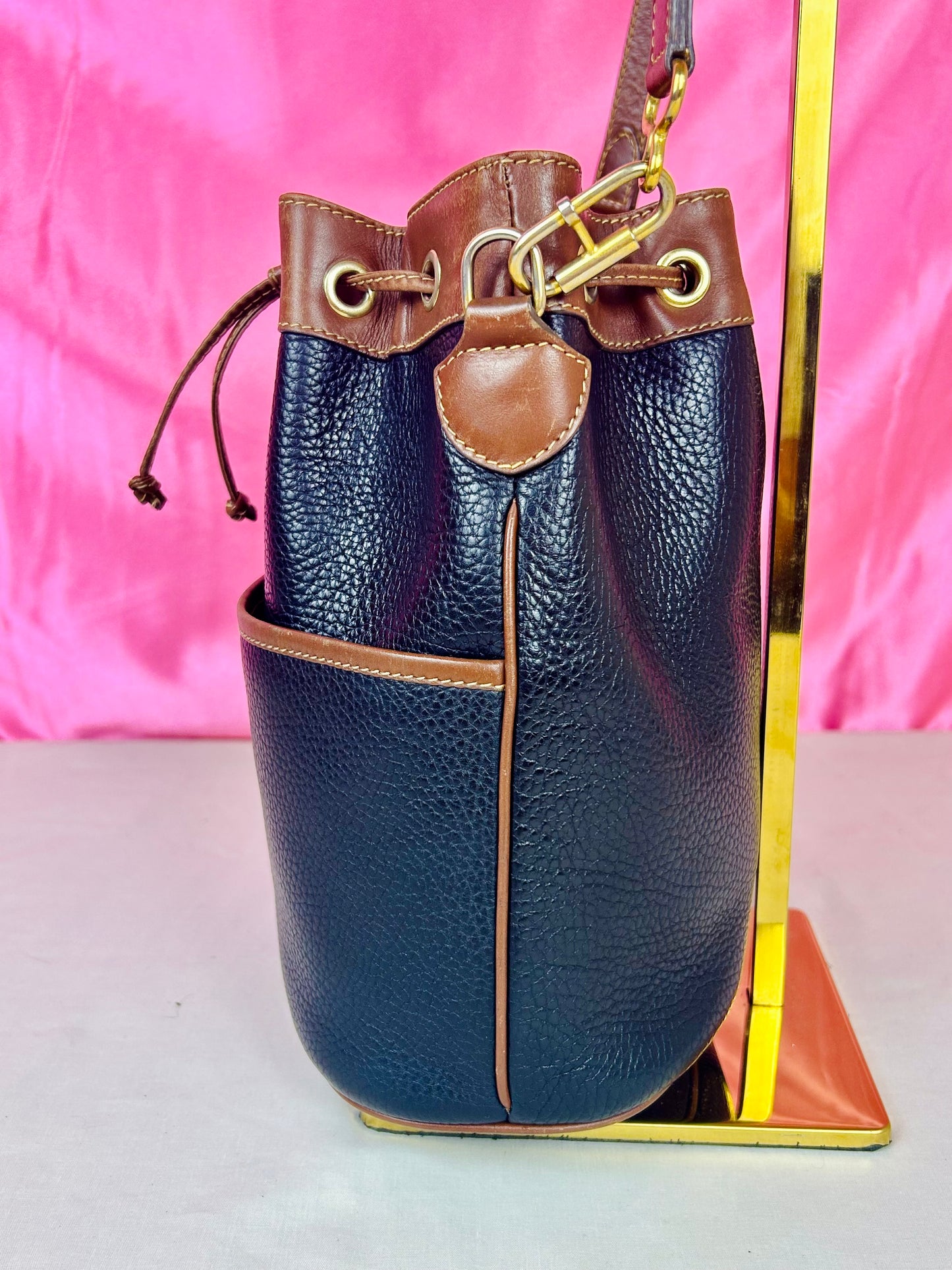 Gucci Black Leather Bucket