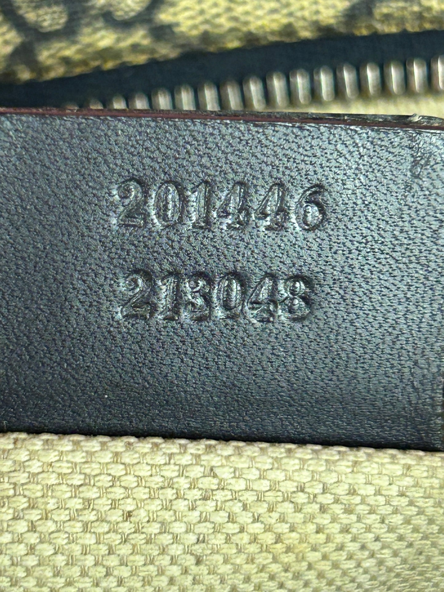 Large Navy Gucci Supreme Crossbody