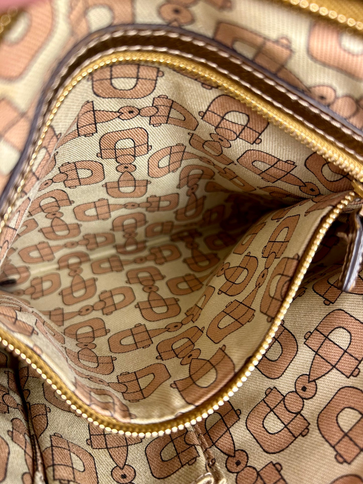 Gucci Bronze Ribbon Crossbody