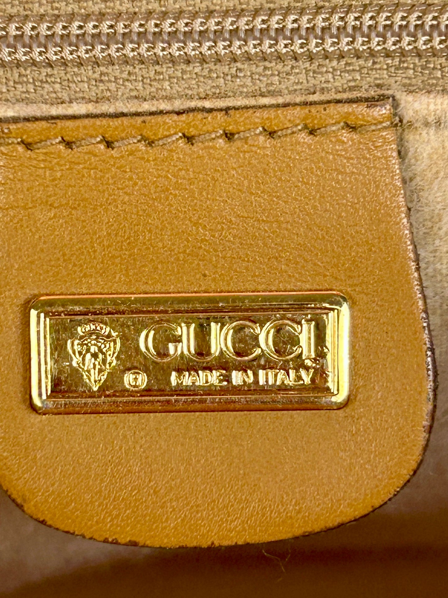 Yellow Micro Gucci Two-Way Shoulder Bag