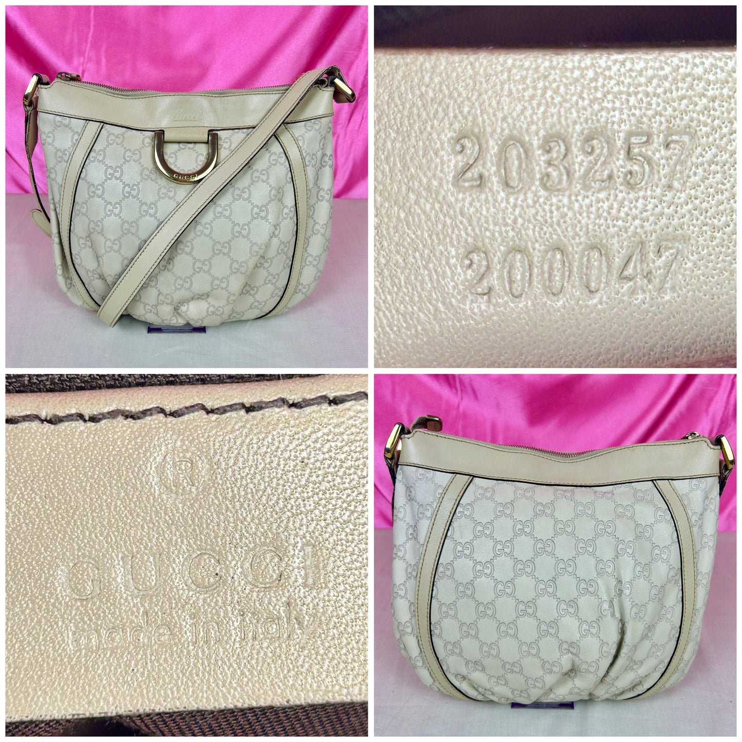 White Gucci Crossbody