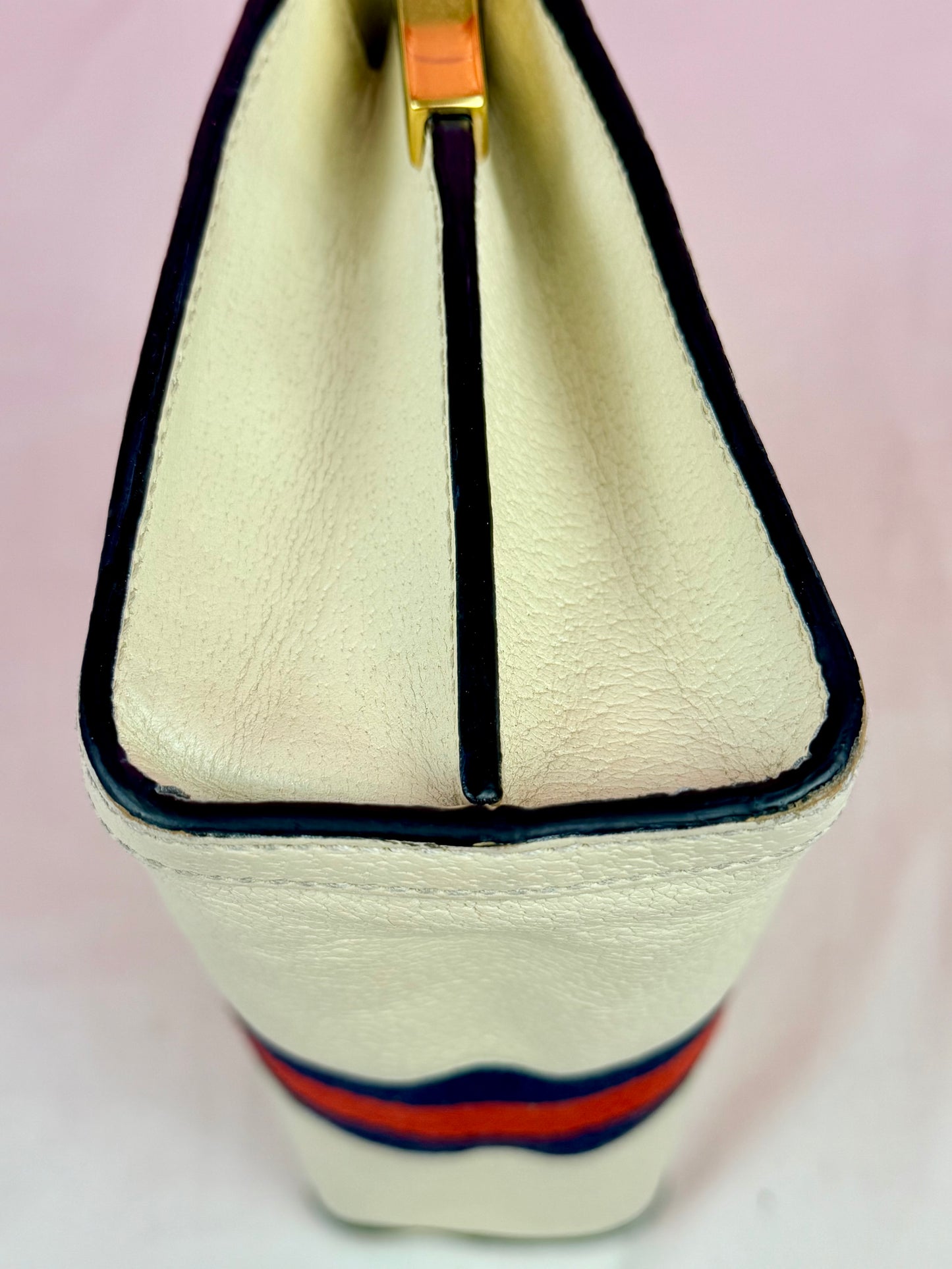 Cream Gucci Ophedia Chain Shoulder Bag