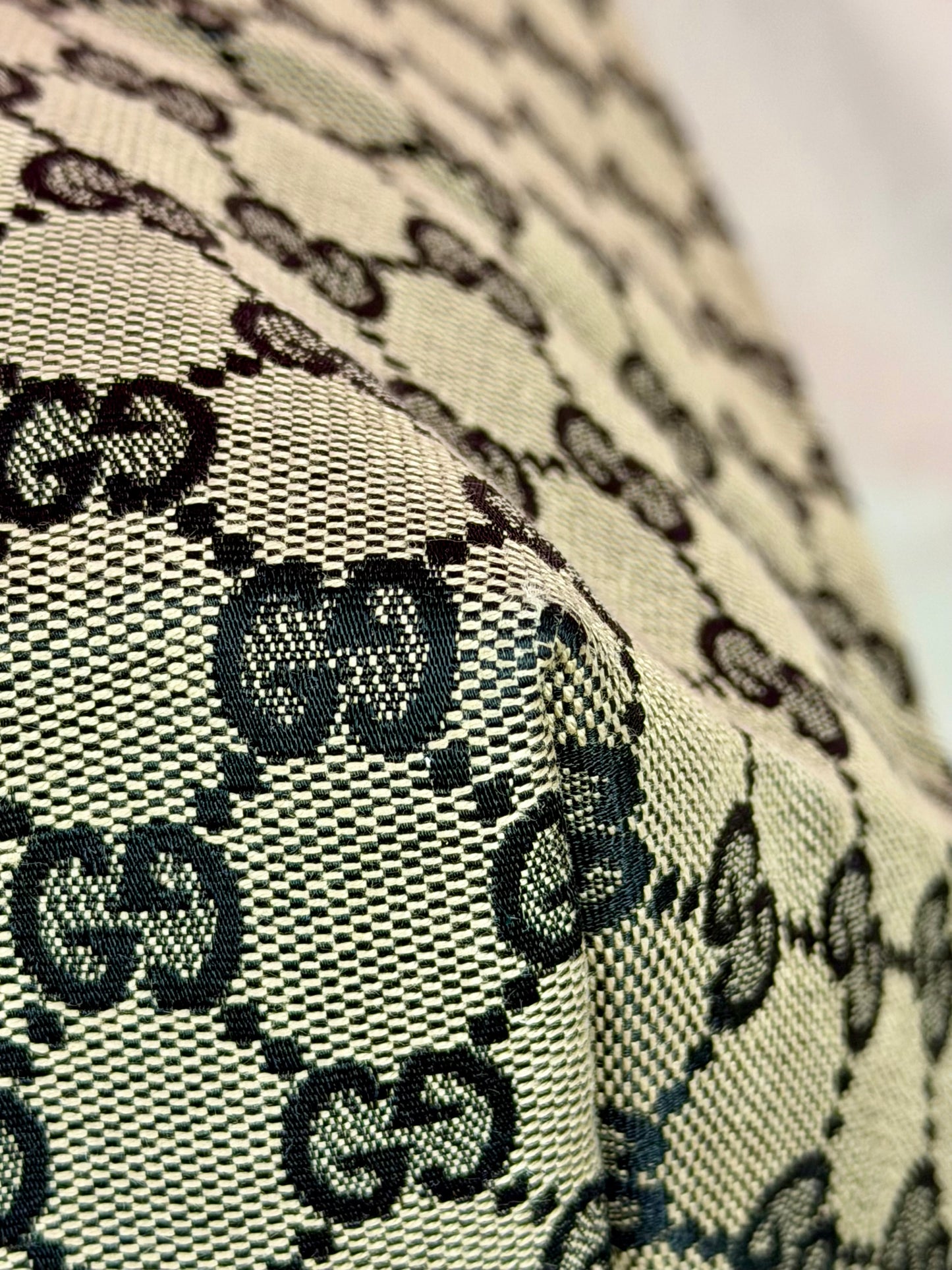 Gucci Red/Navy Supreme Tote