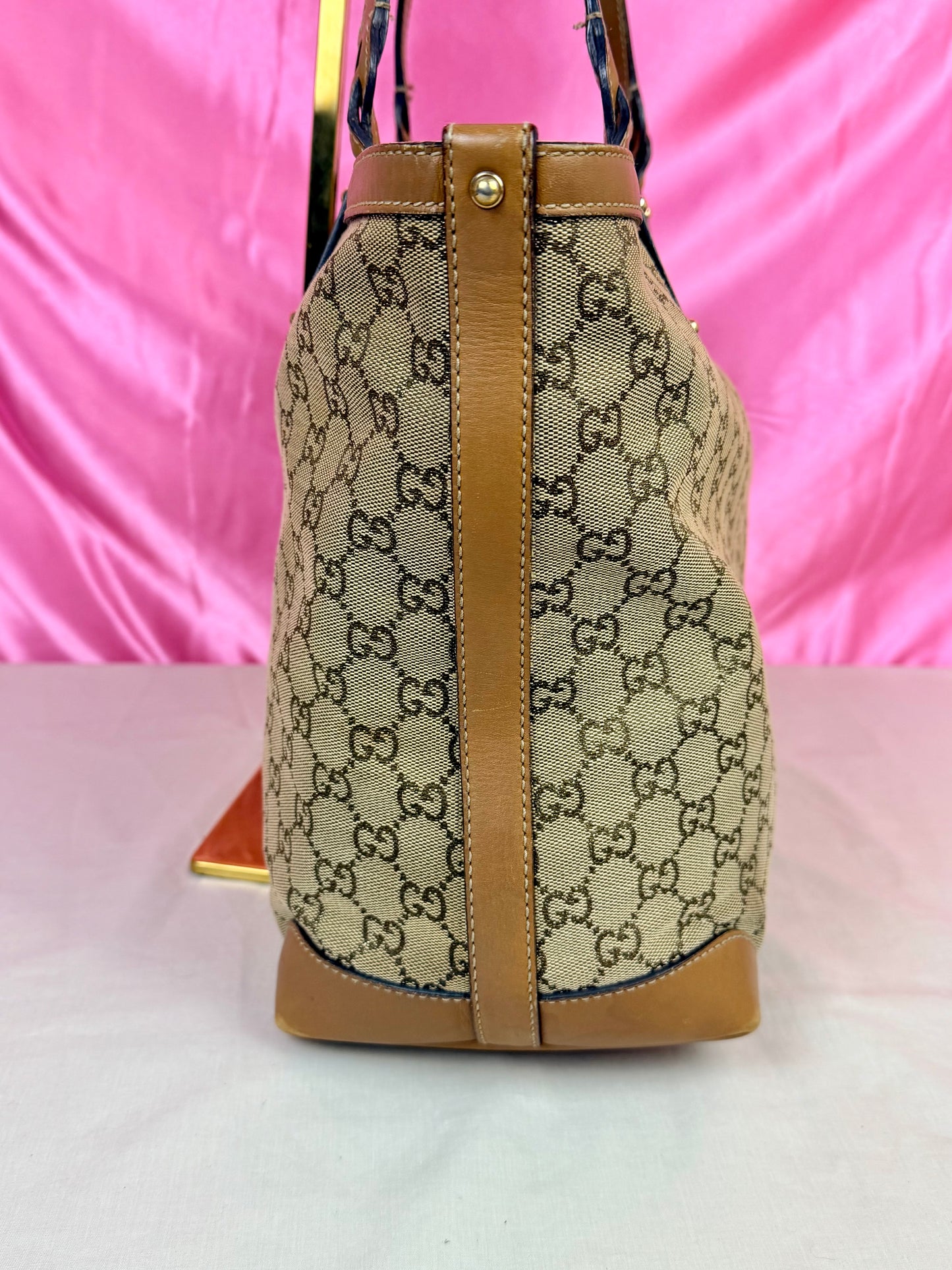 Brown Sparkle Gucci Tote