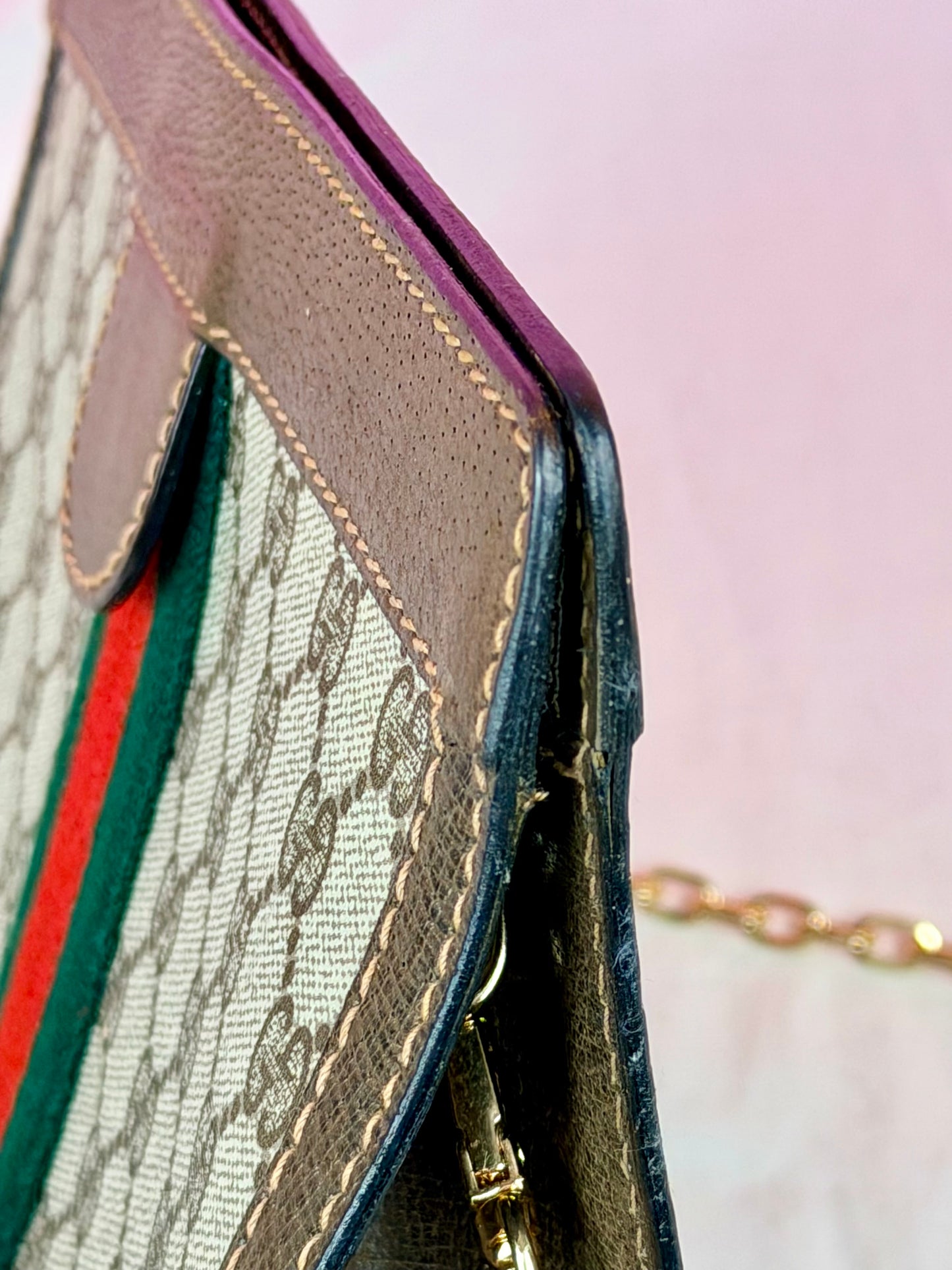 Sherry Line Clutch on Chain