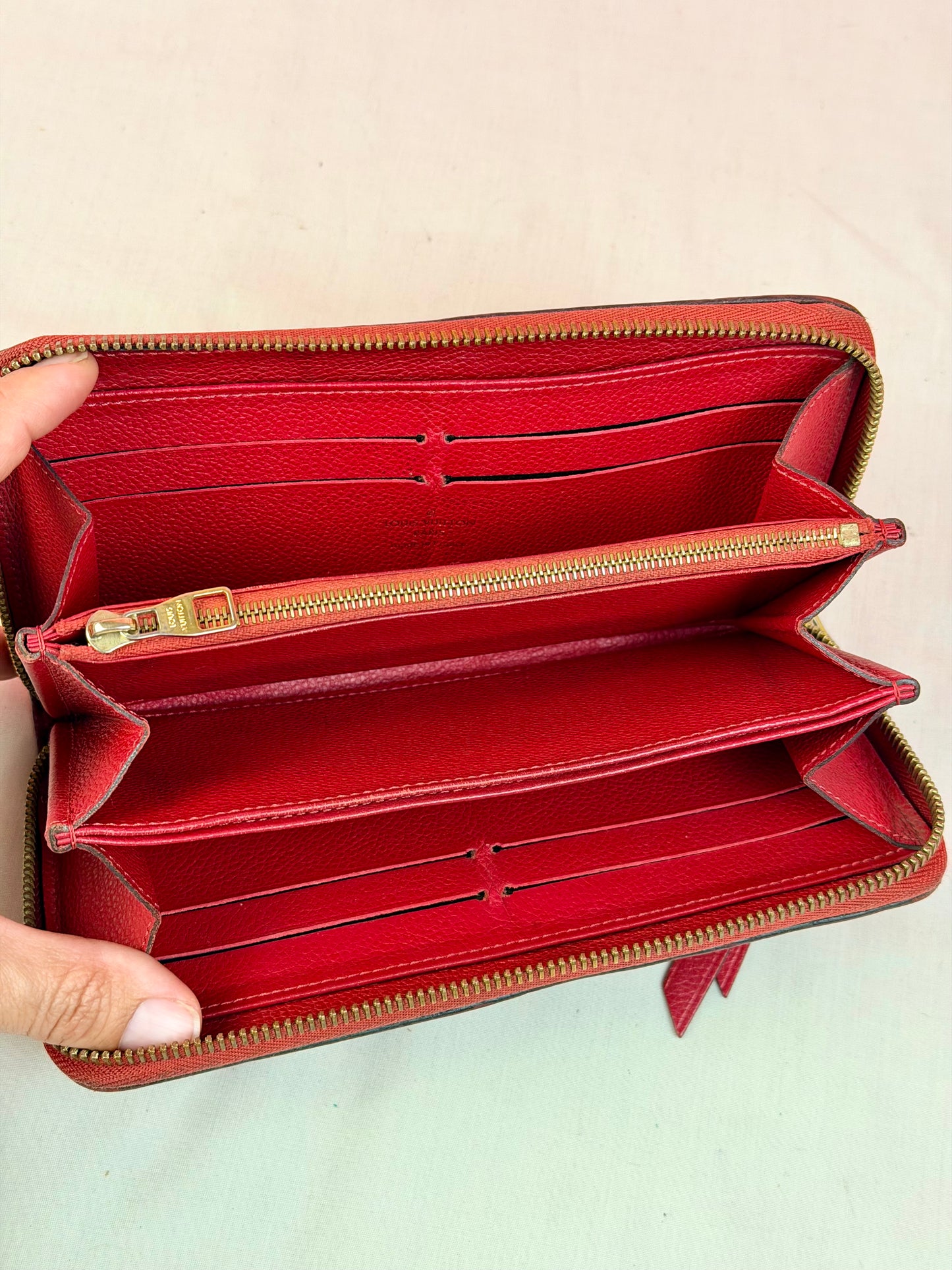 Hot Pink Emprinte Zippy Wallet