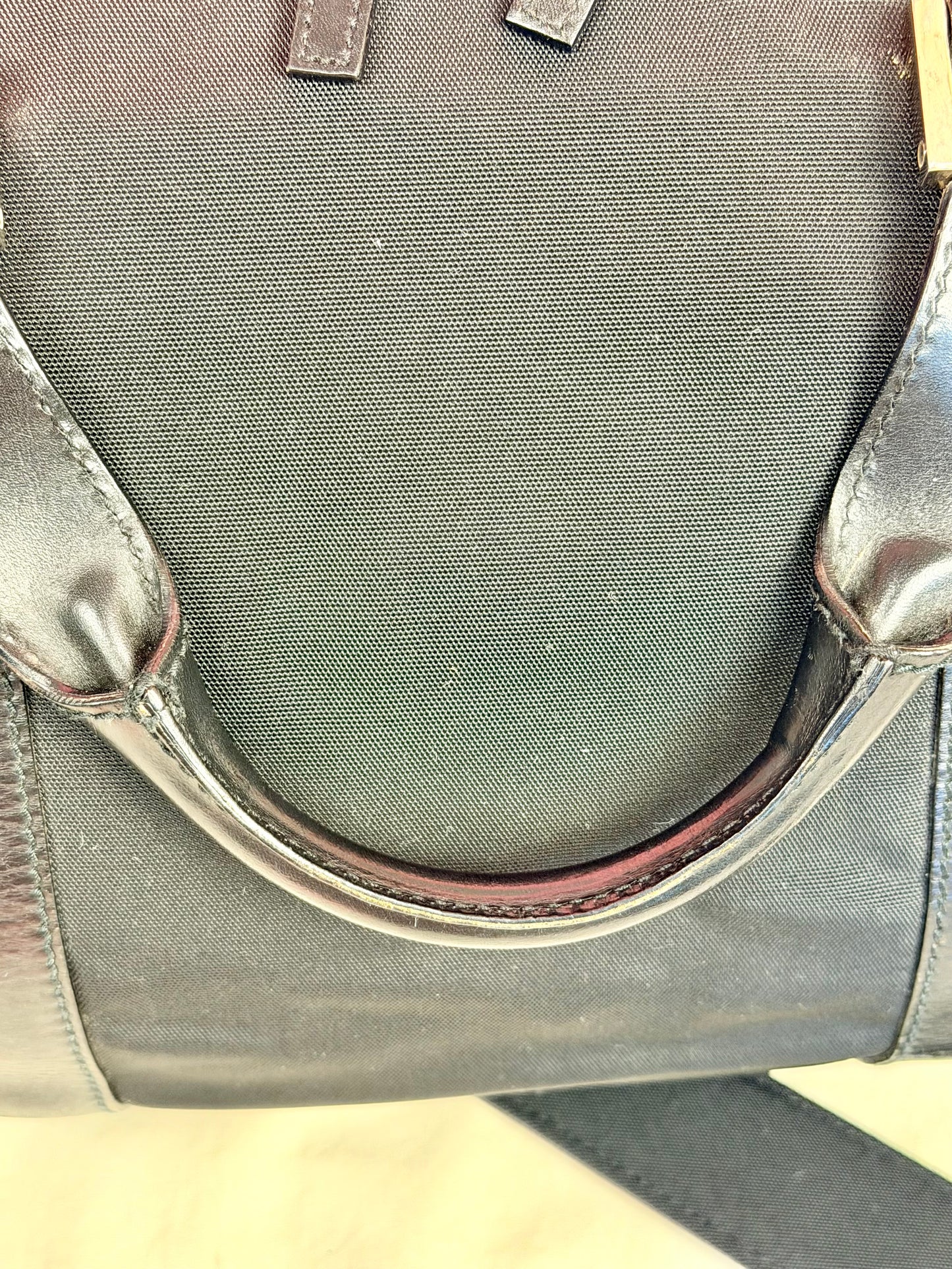 Gucci Black Nylon Duffle