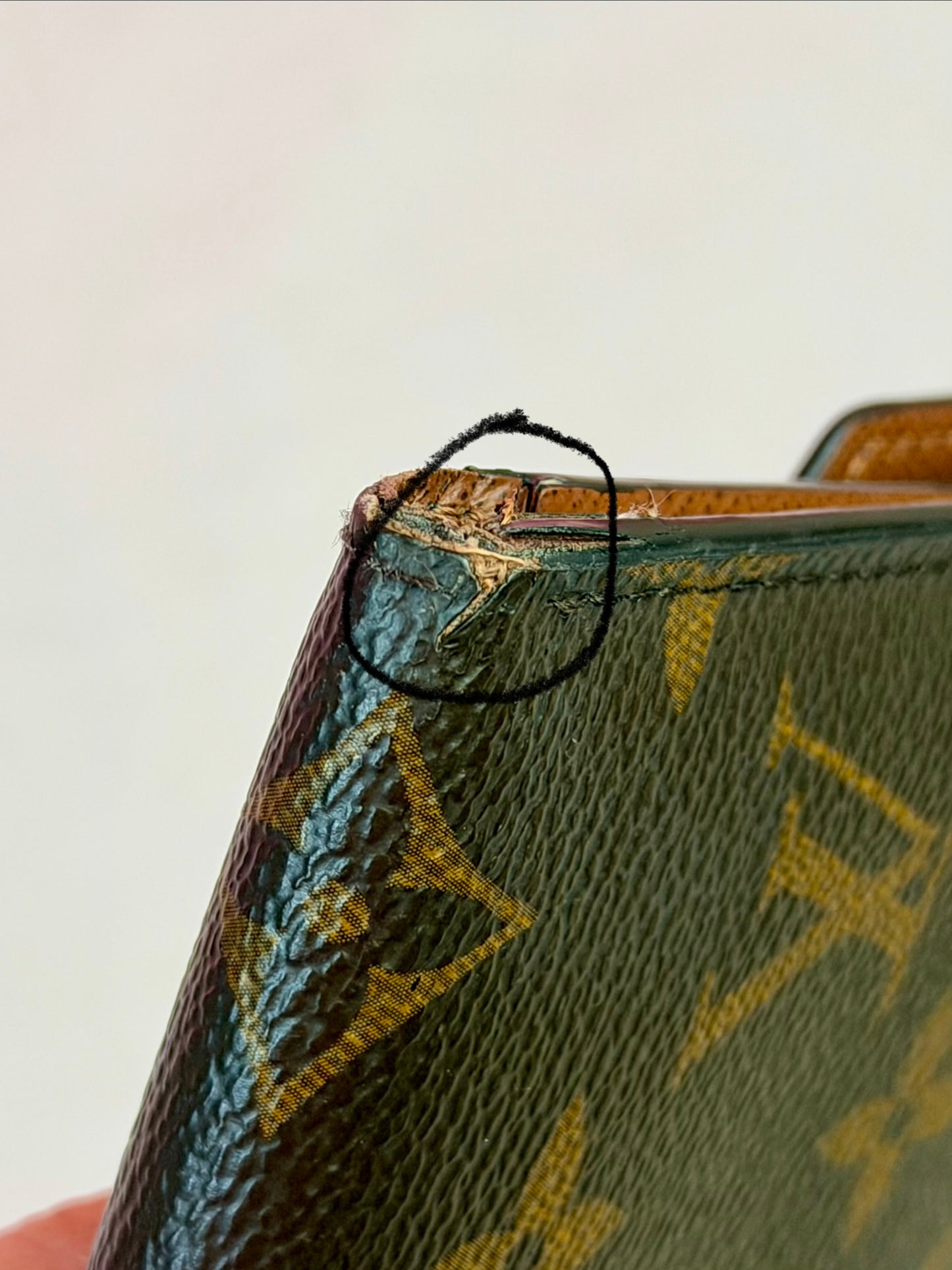 Victorine Compact Wallet in Monogram/Brown