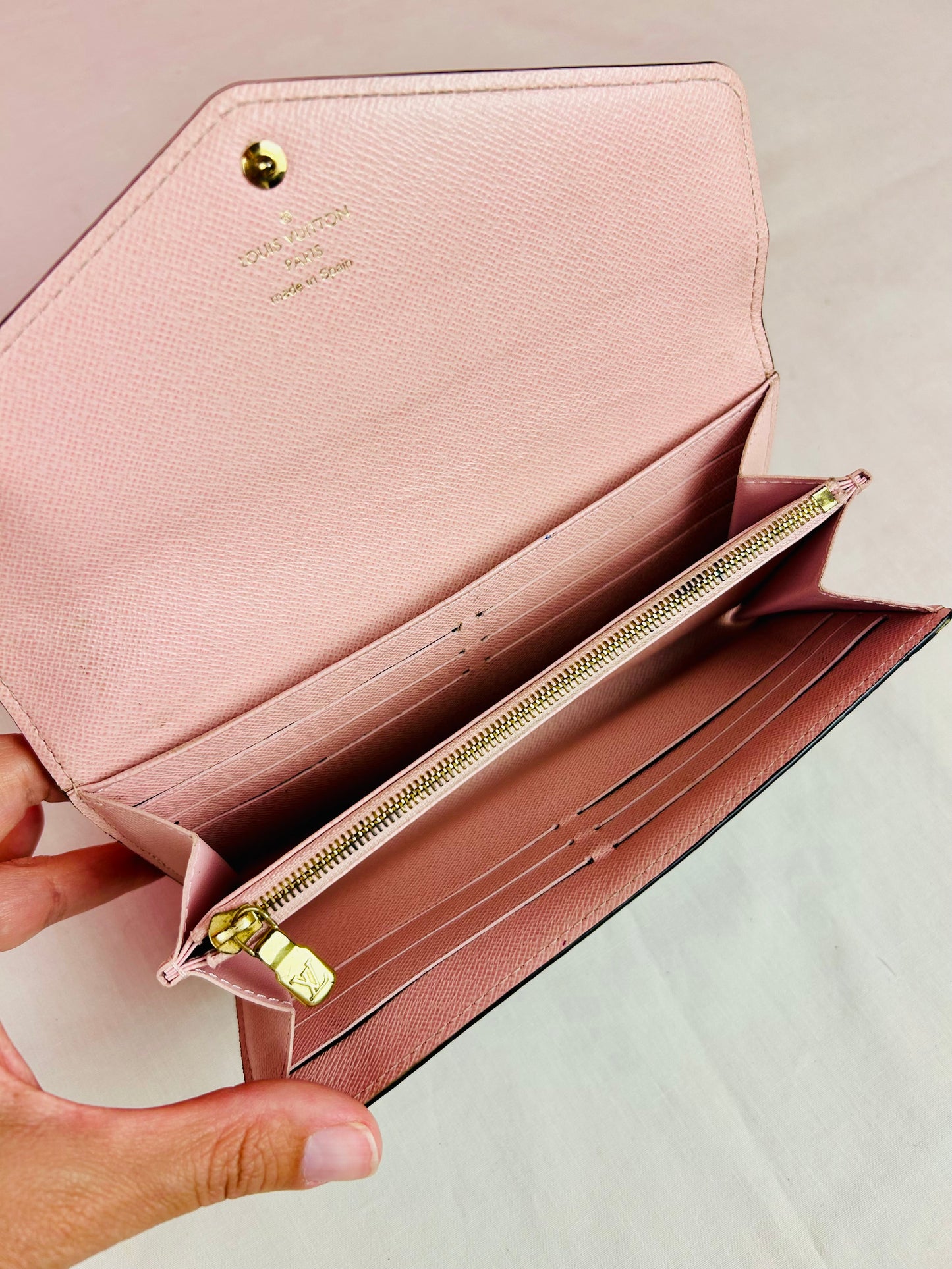 Sarah Wallet NM in DE/Rose