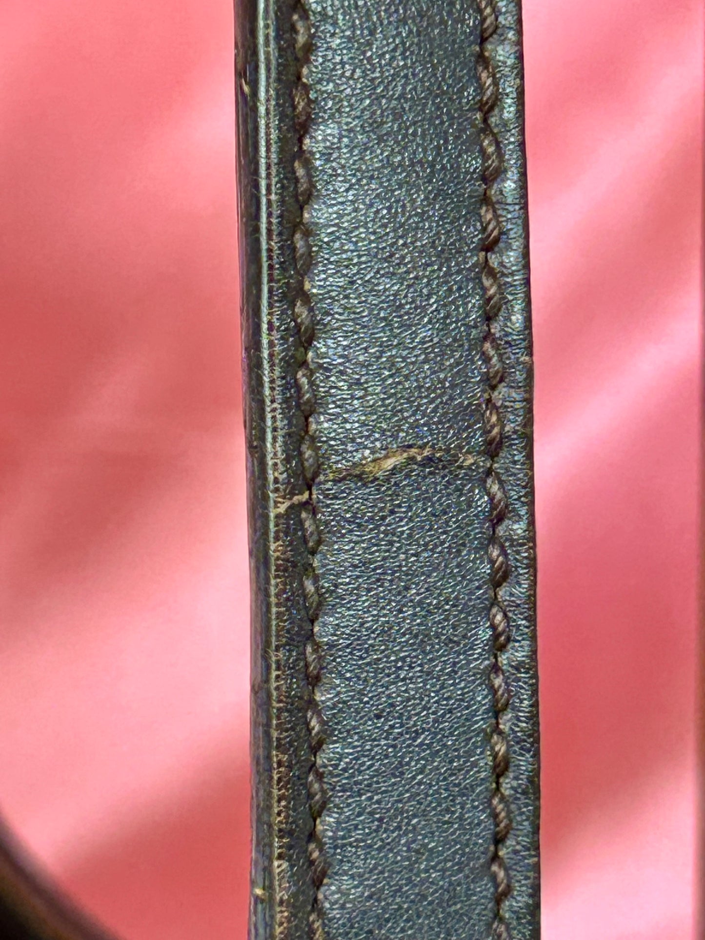 Brown and Linen Gucci Tote and Pouch