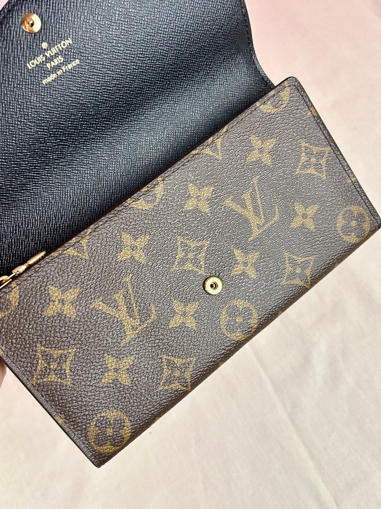 Reverse Monogram Sarah Wallet