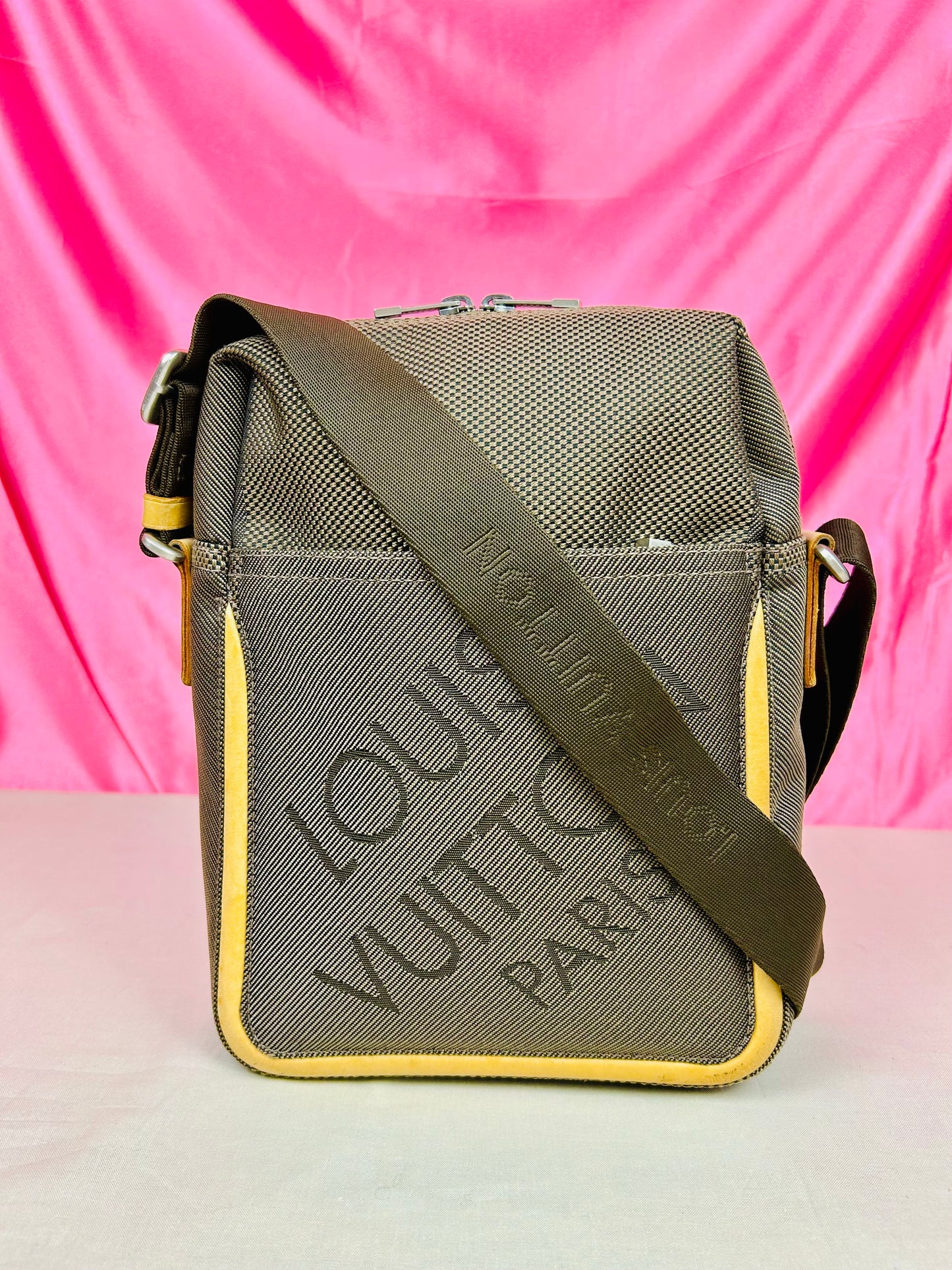 Citadin Terre Brown Damier Crossbody