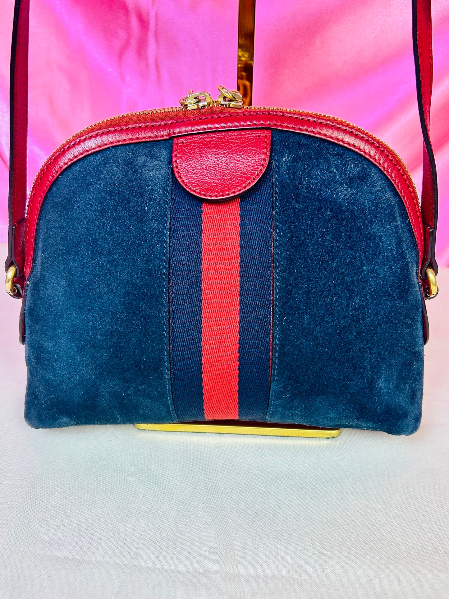 Ophedia Suede Dome Crossbody