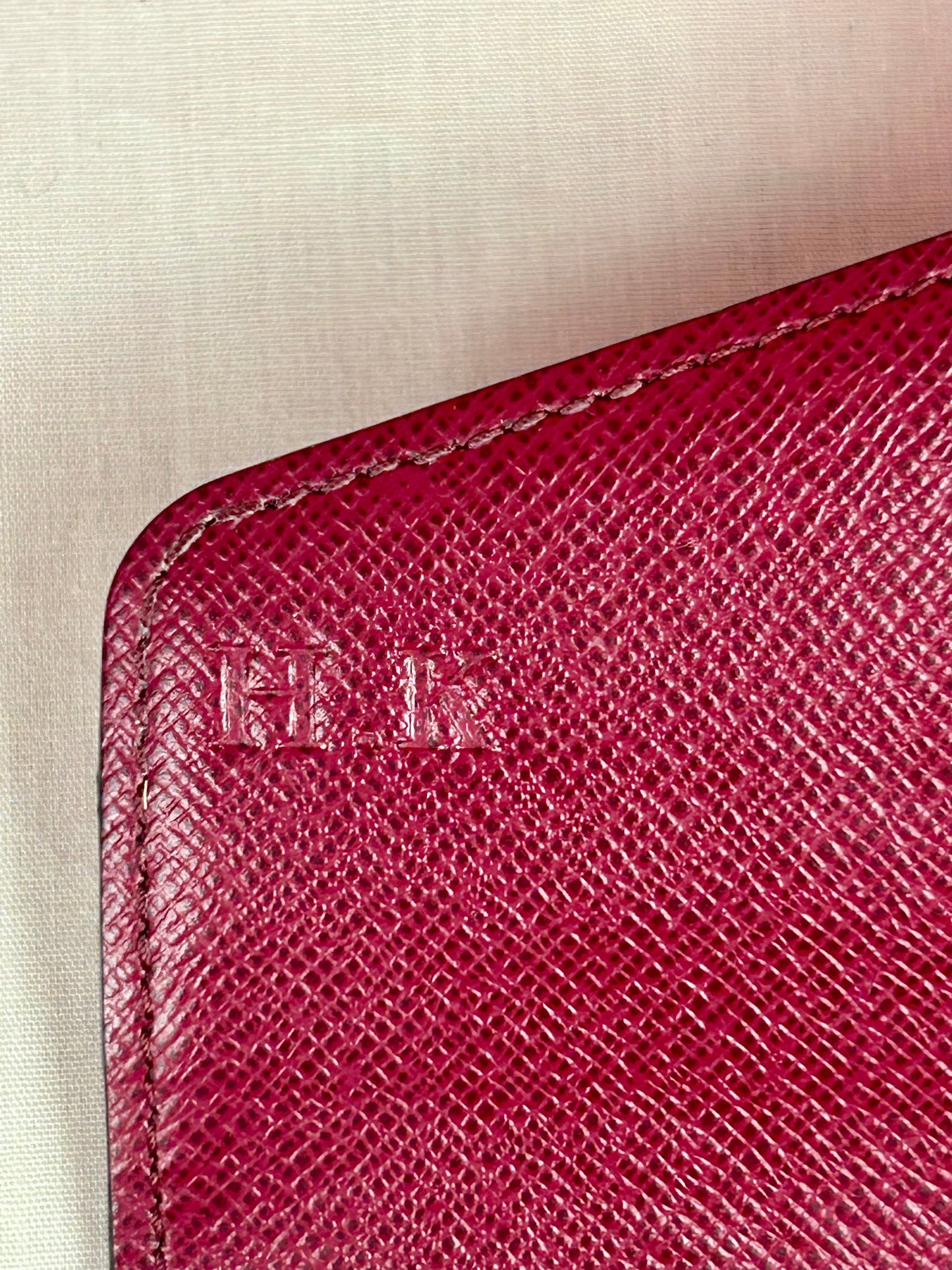 Sarah Wallet NM Monogram/Berry