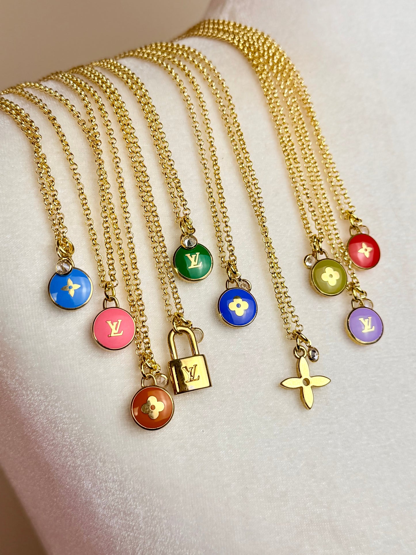 Bright Pastilles Charm Necklaces (10)