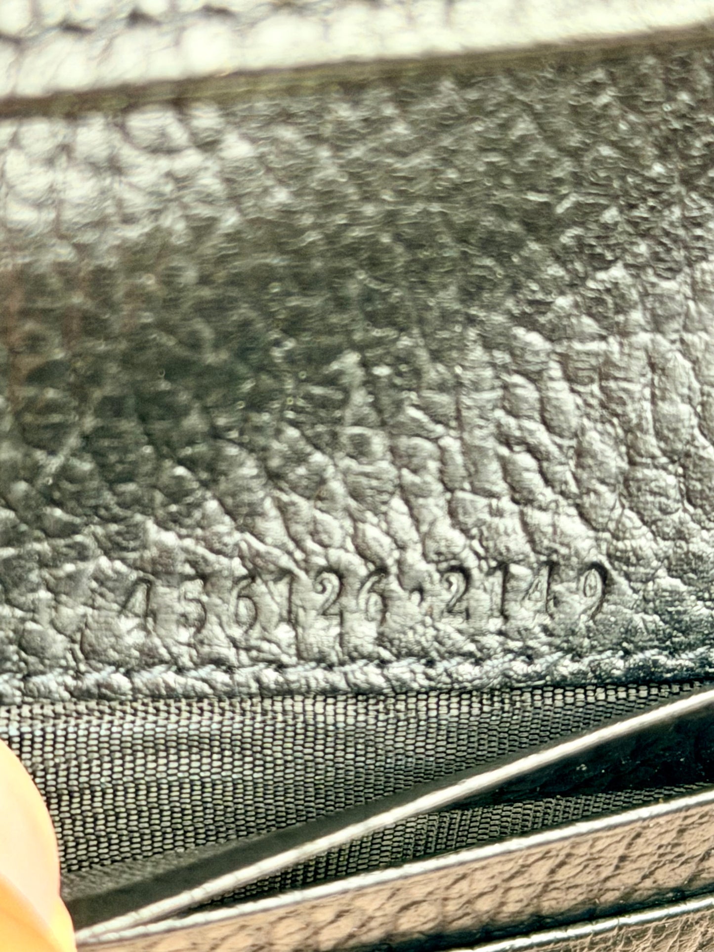 Black Gucci Marmont Compact Wallet