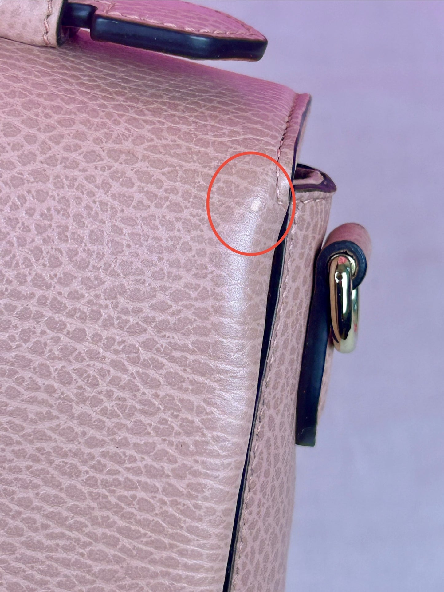 Pink Interlocking Top Handle Gucci