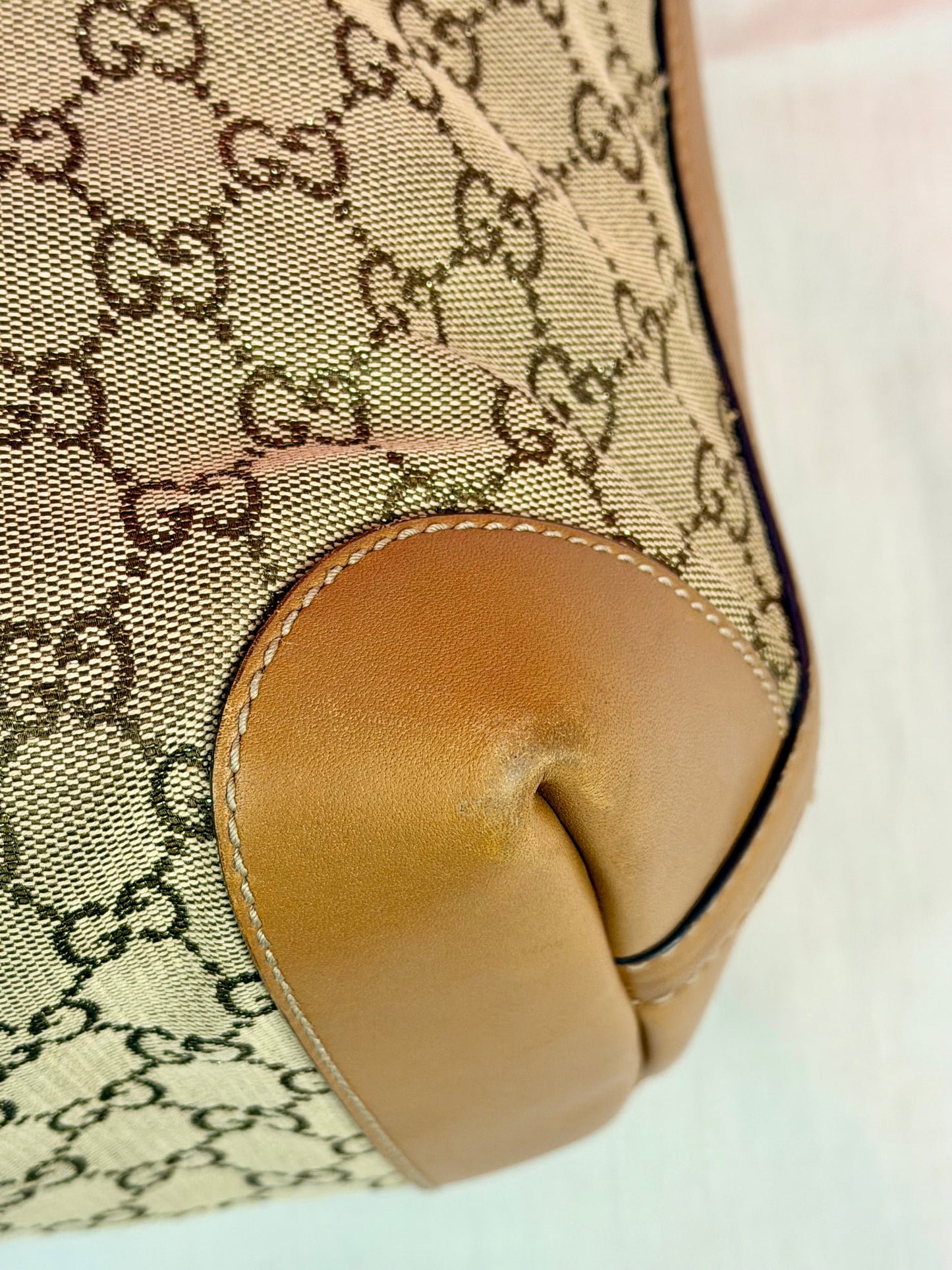 Brown Sparkle Gucci Tote