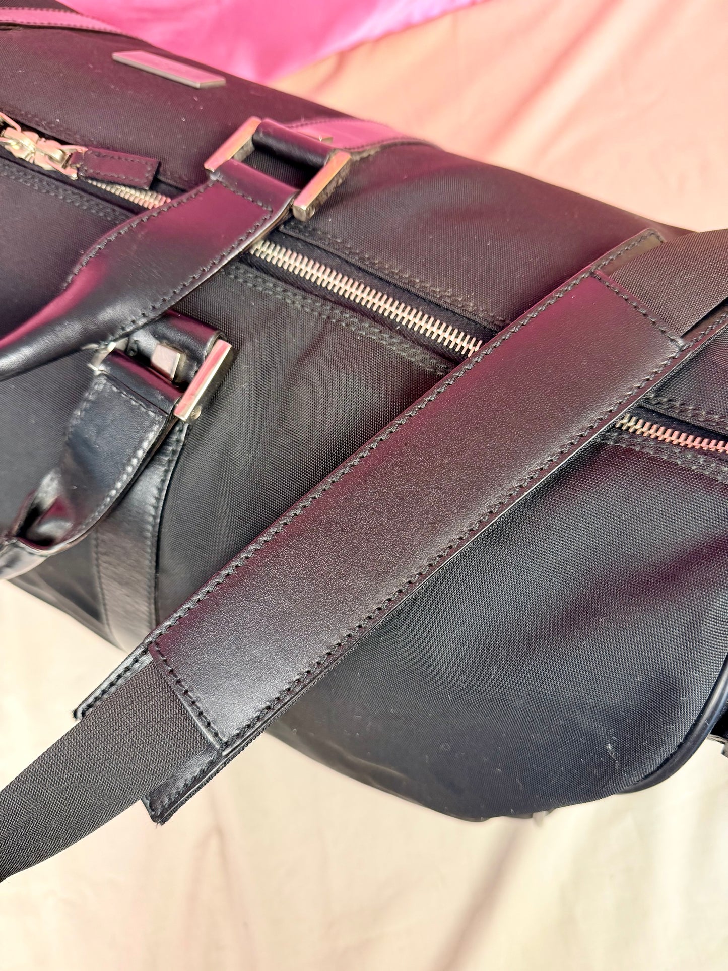 Gucci Black Nylon Duffle