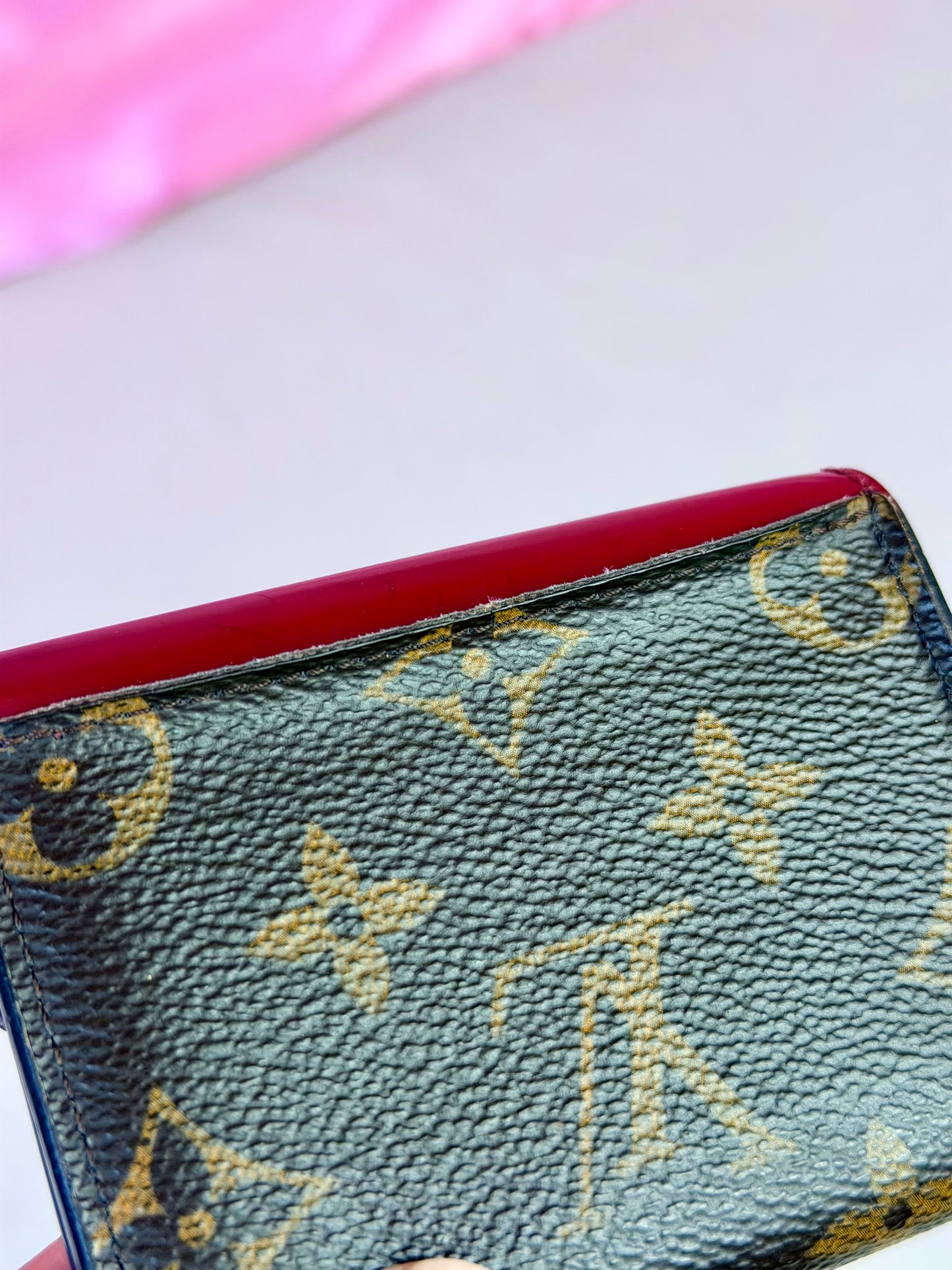 Zoe Wallet in Mono/Berry