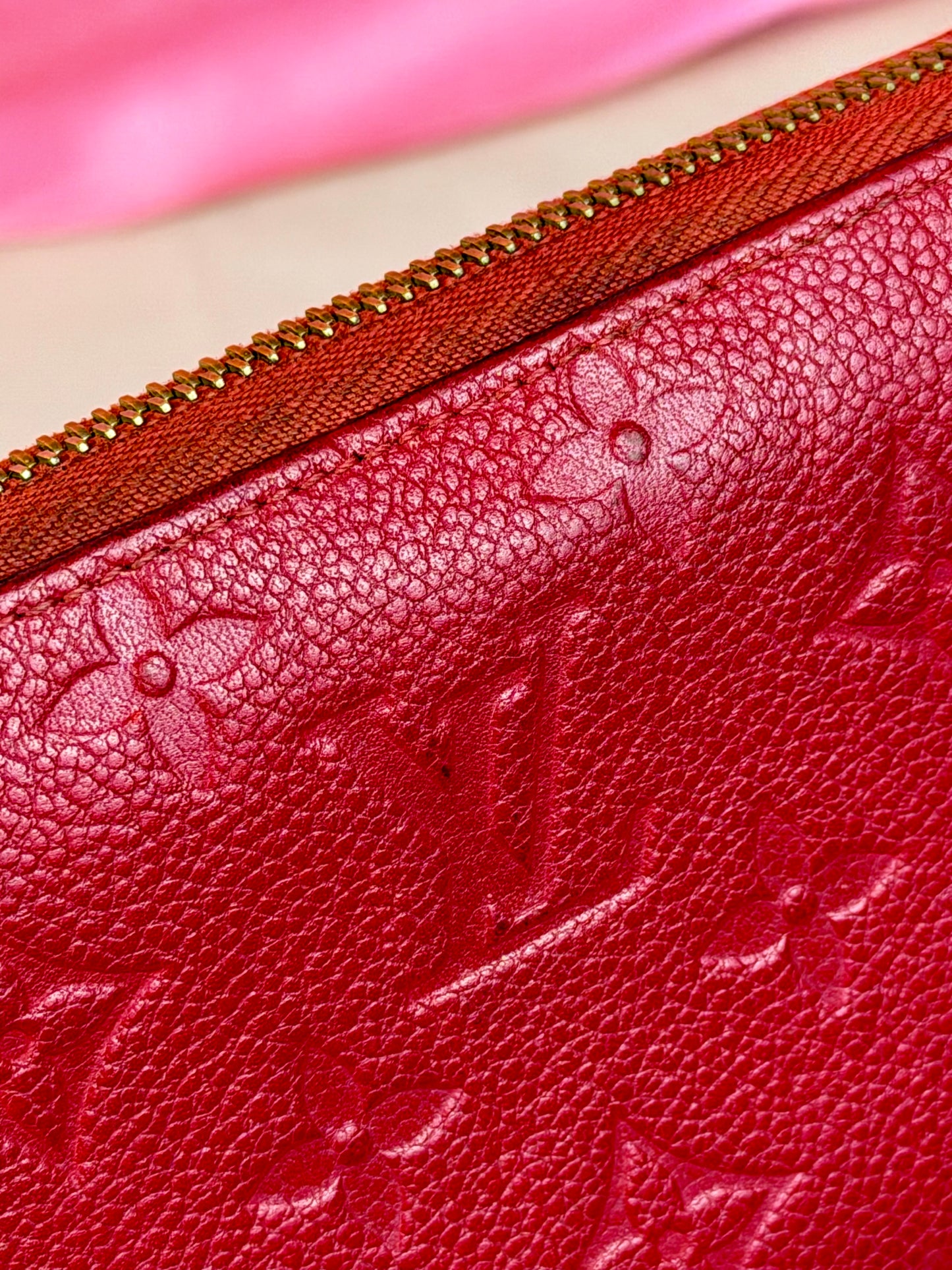 Hot Pink Emprinte Zippy Wallet