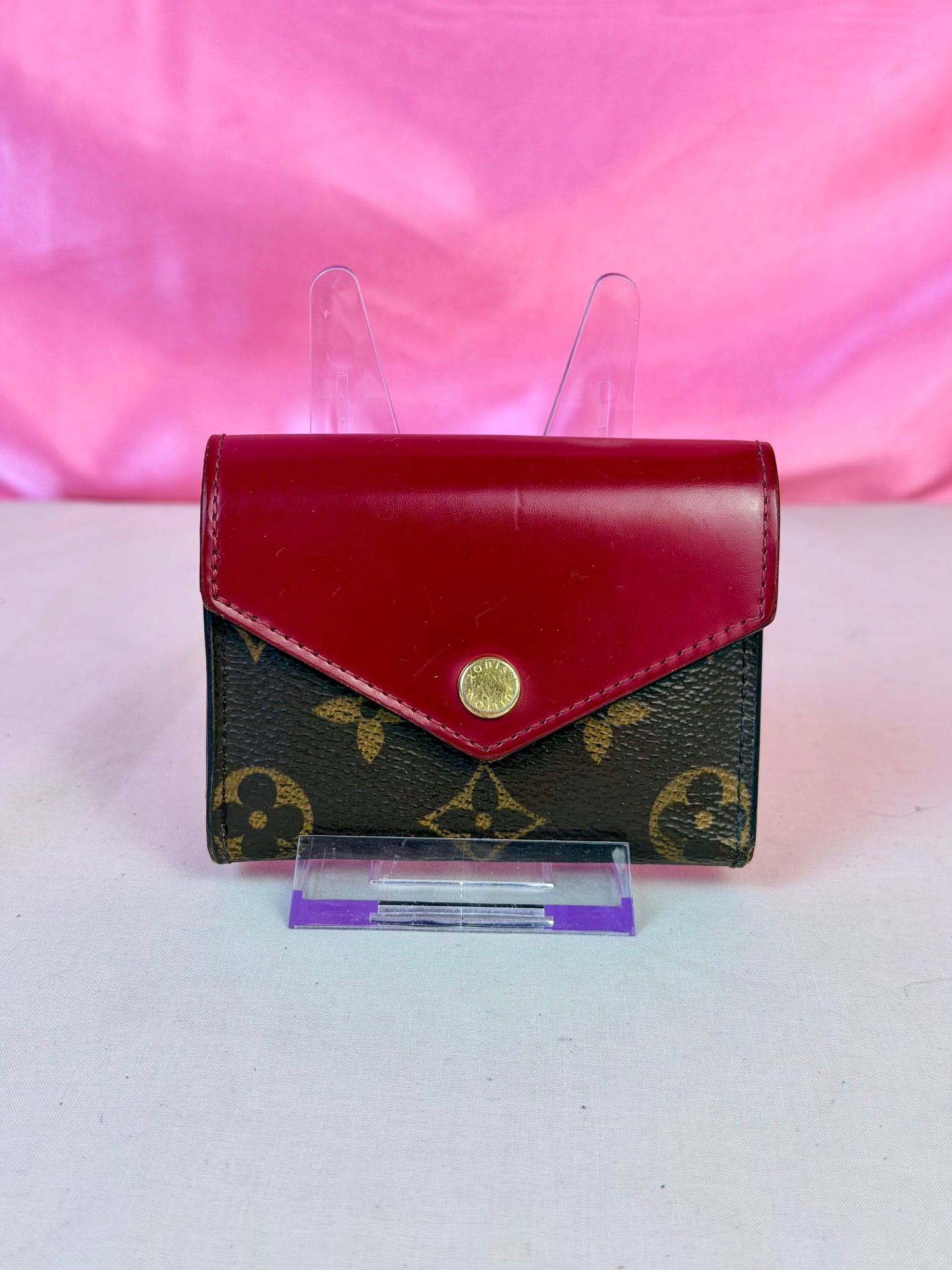 Zoe Wallet in Mono/Berry