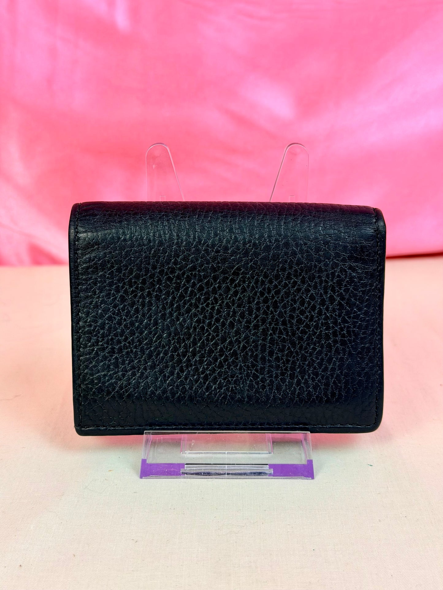 Black Gucci Marmont Compact Wallet