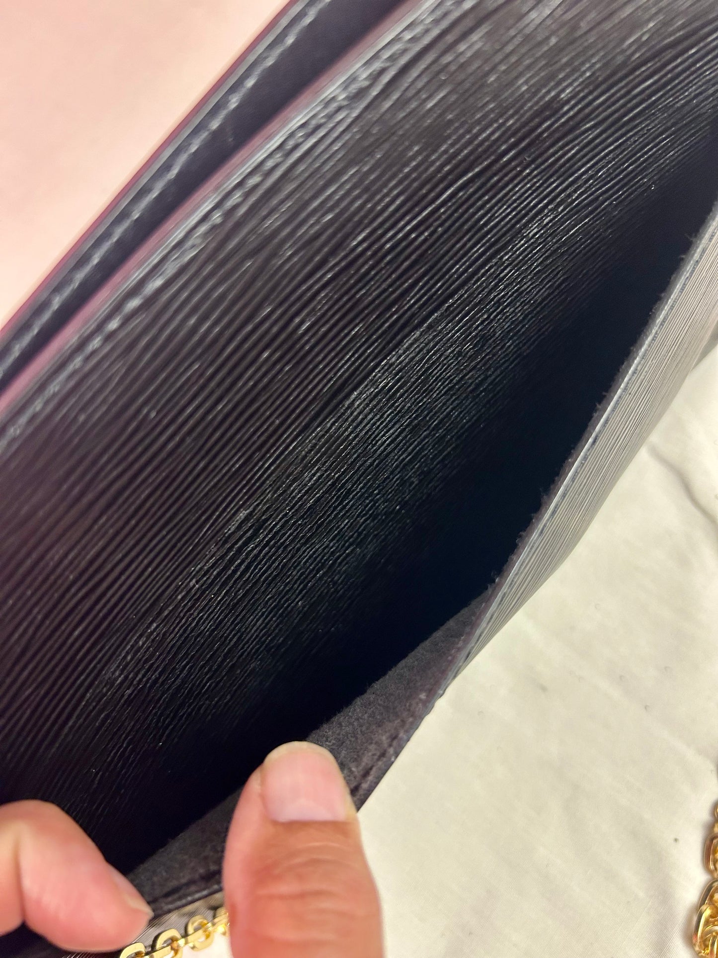 Black Epi Homme Clutch/Crossbody