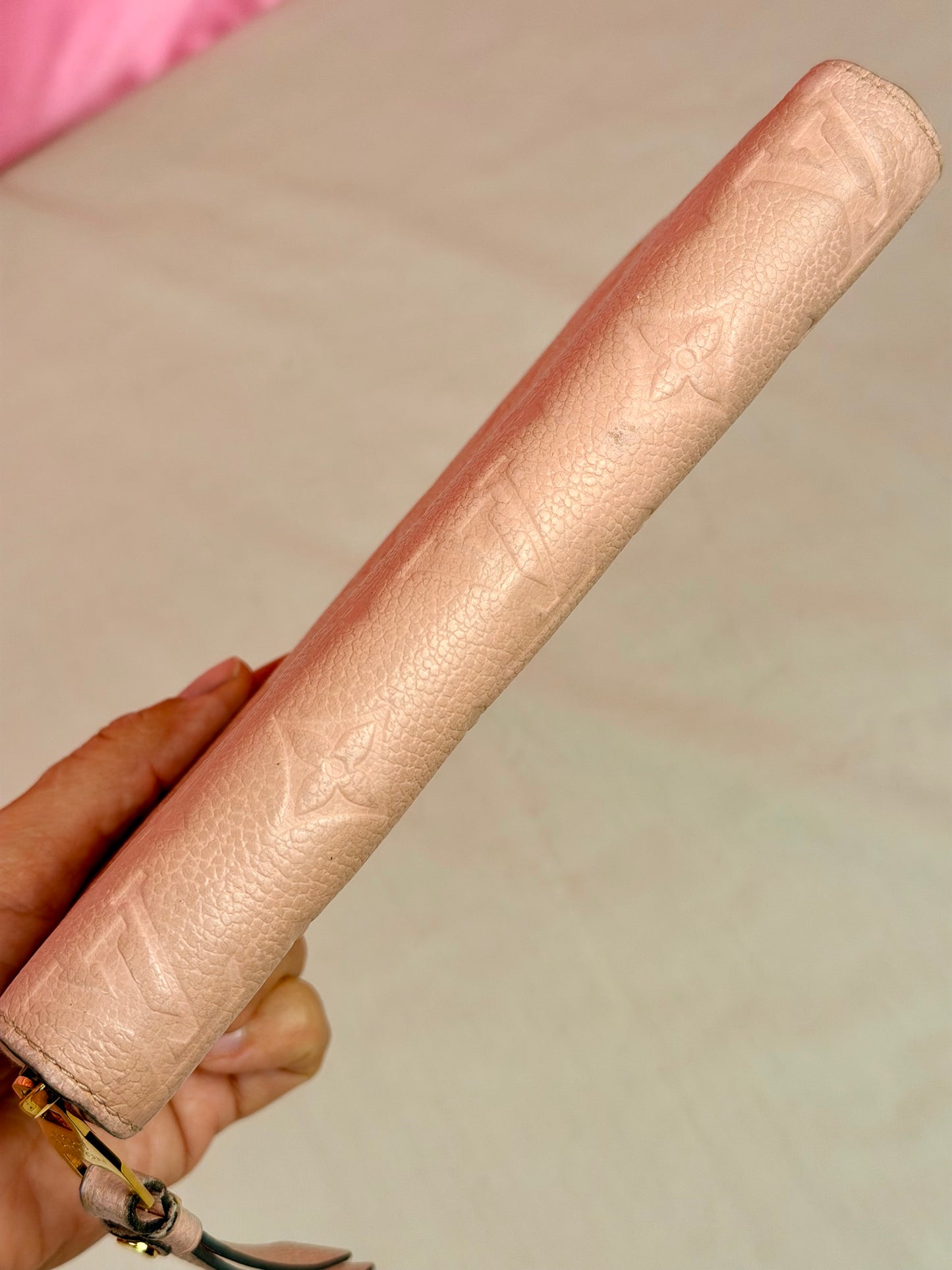 Rose Zippy Empreinte Wallet