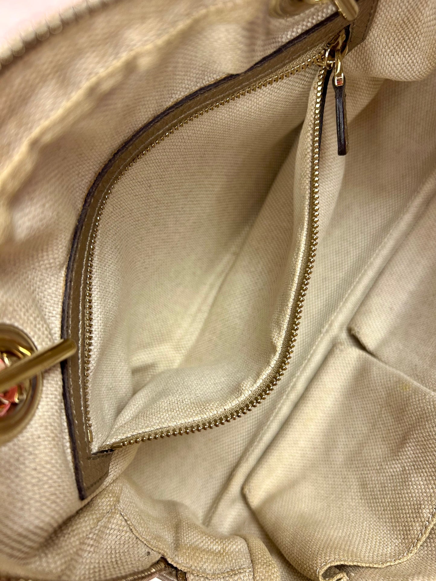 Bronze Gucci Soho Chain Shoulder Bag