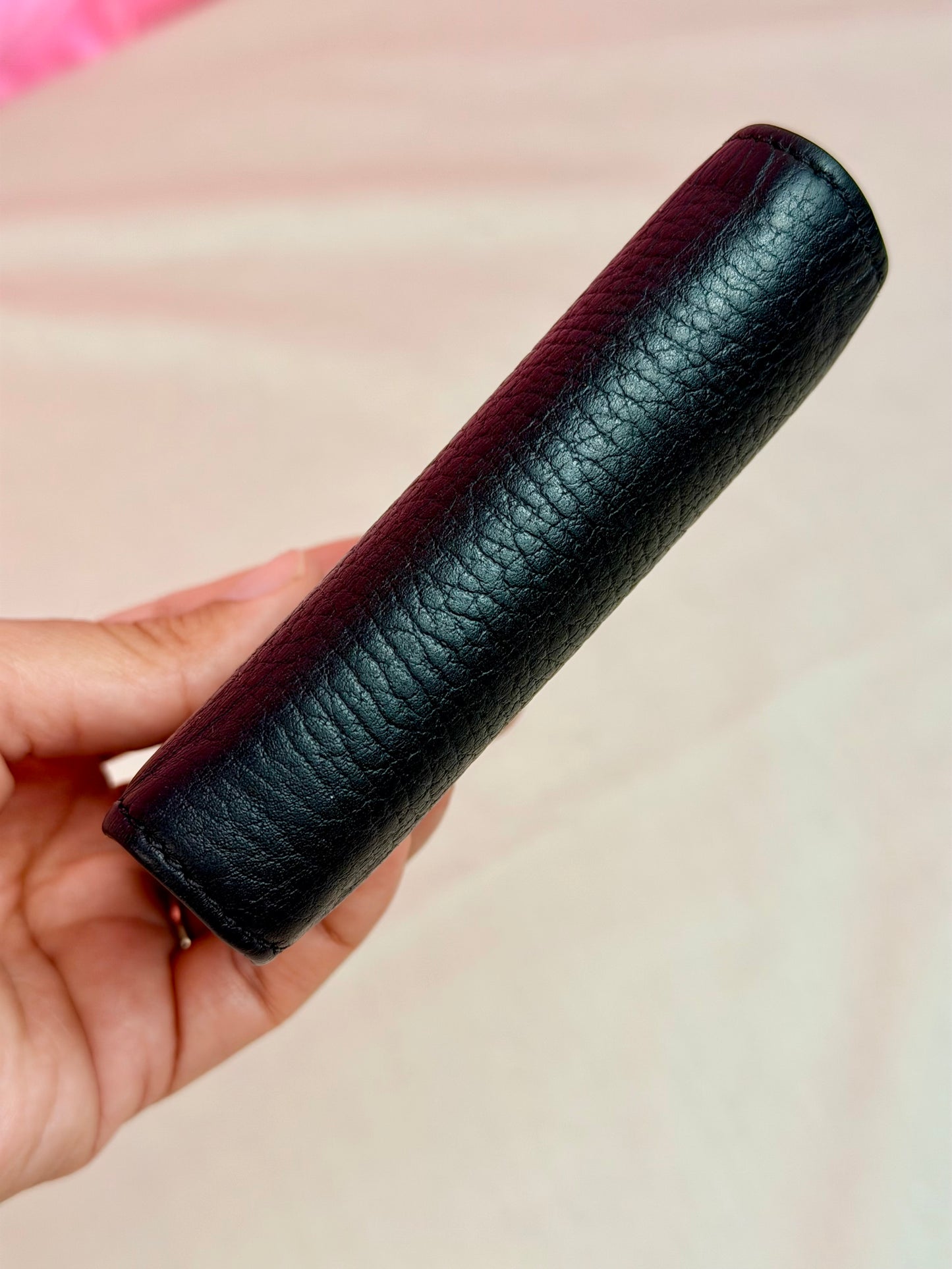 Black Gucci Marmont Compact Wallet