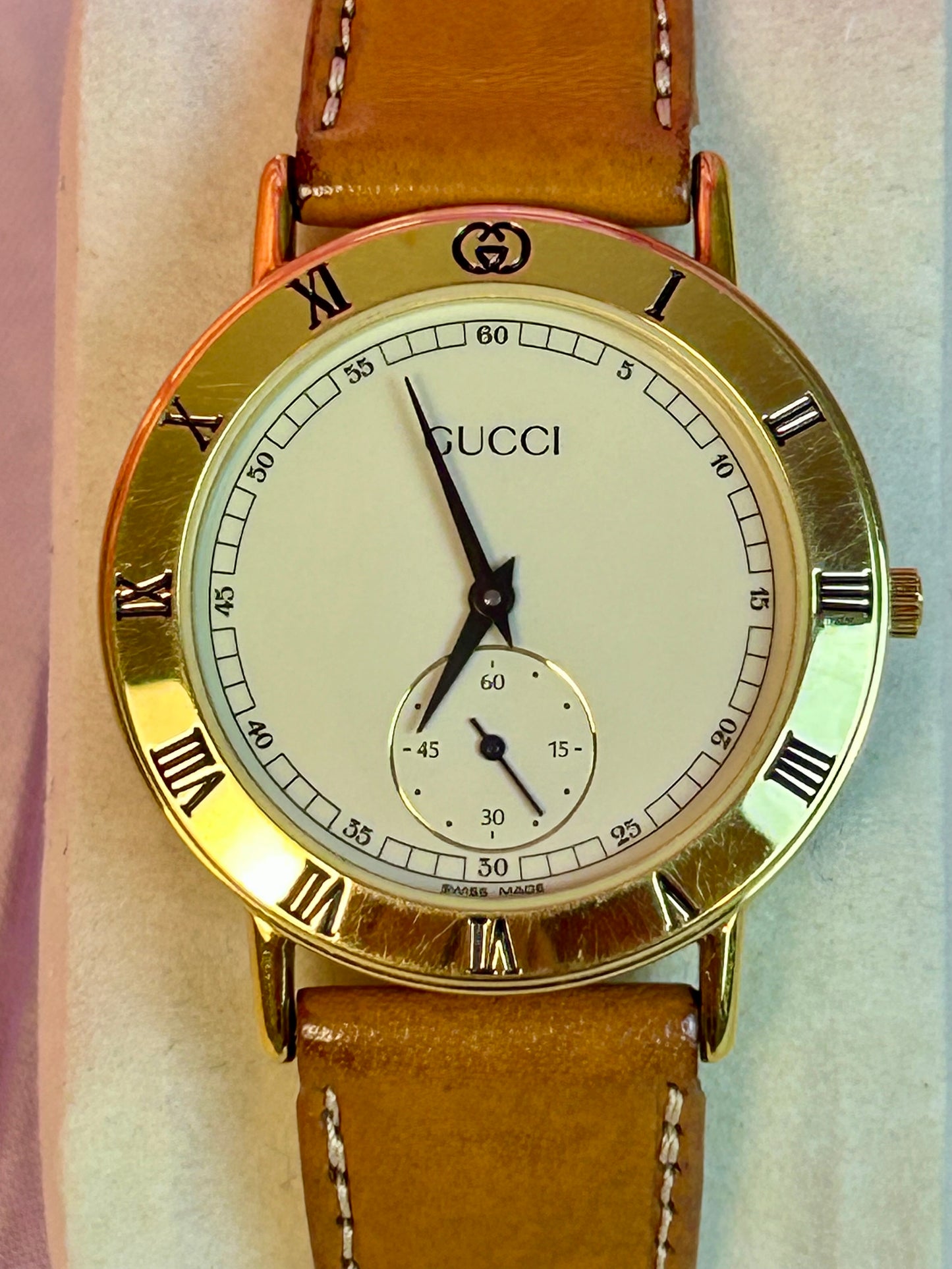 Gucci Vintage Leather Watch