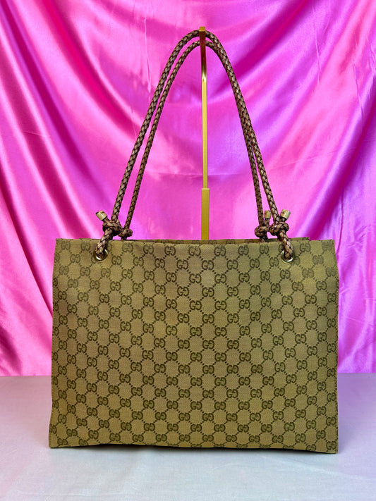 Braided Medium Gucci Tote