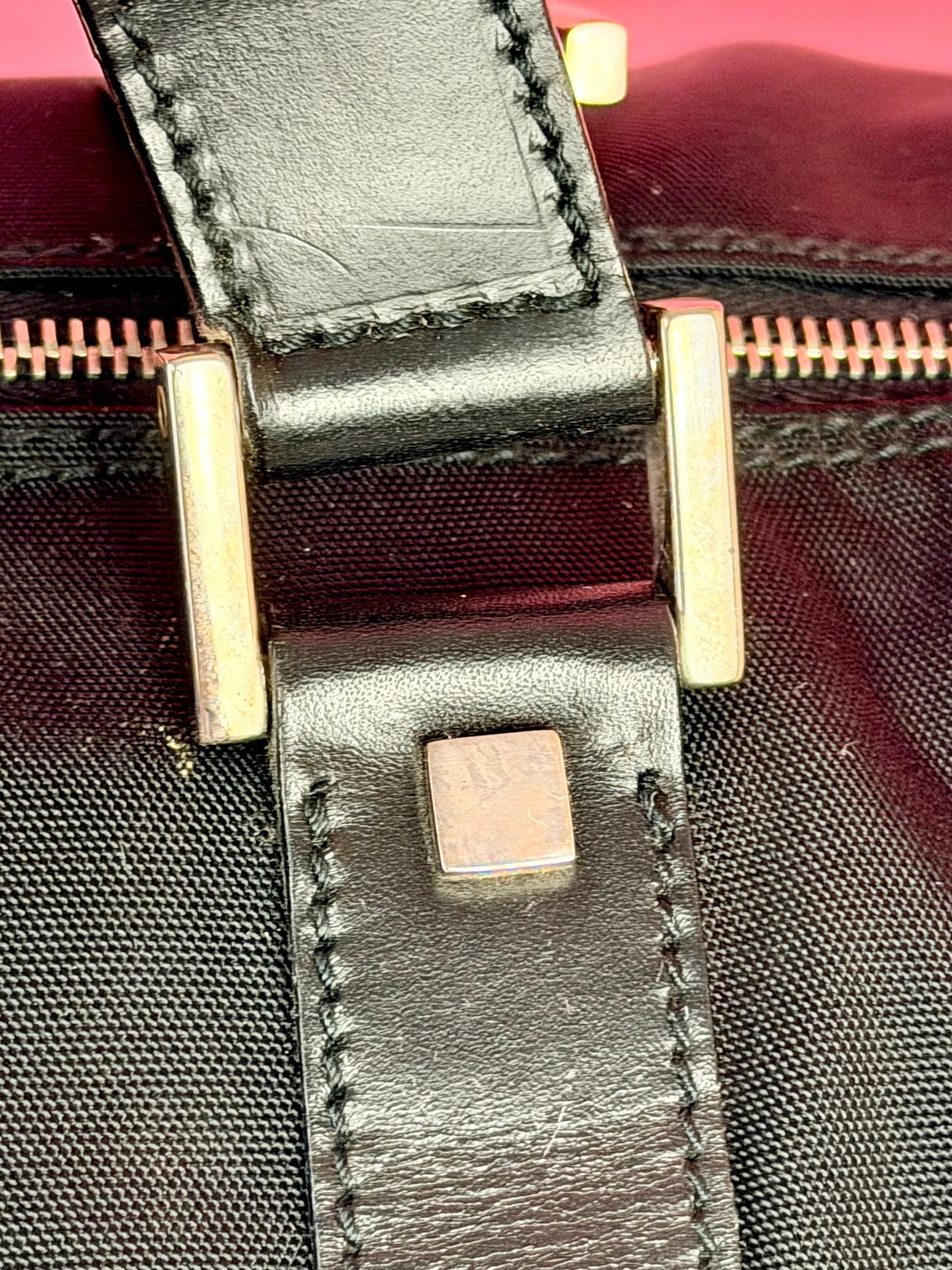 Gucci Black Nylon Duffle