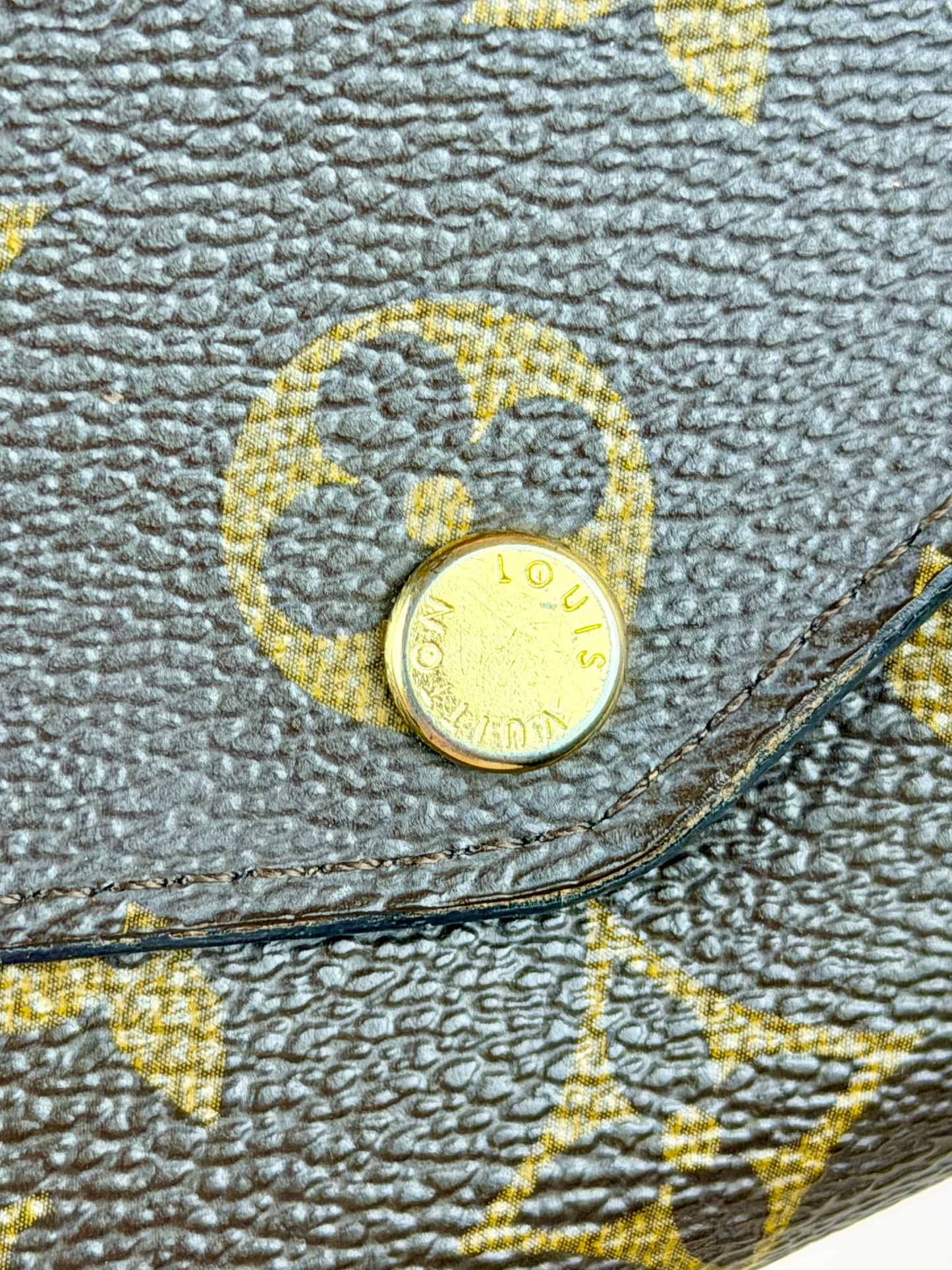 Sarah Wallet NM in Mono/Brown