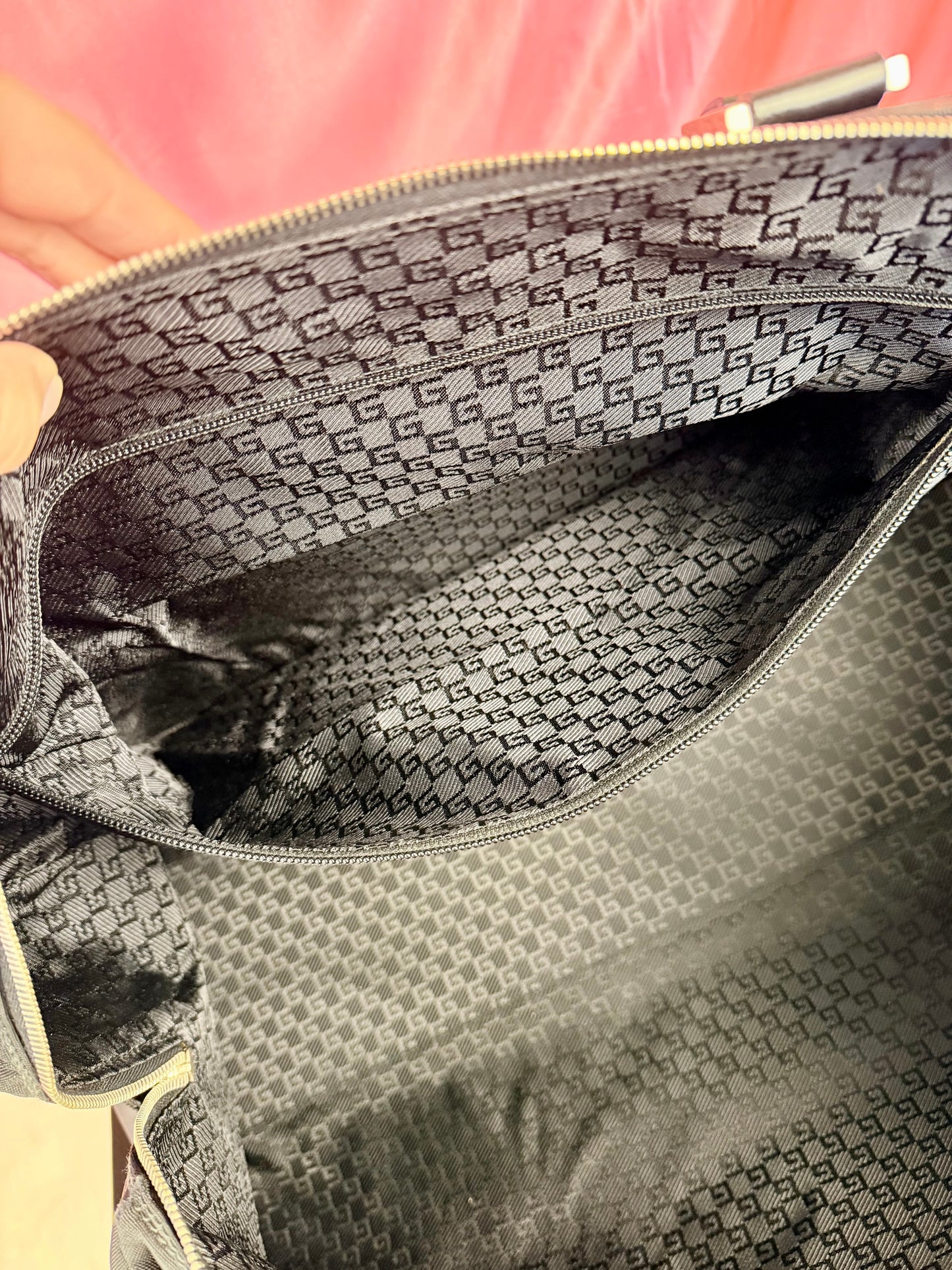 Gucci Black Nylon Duffle