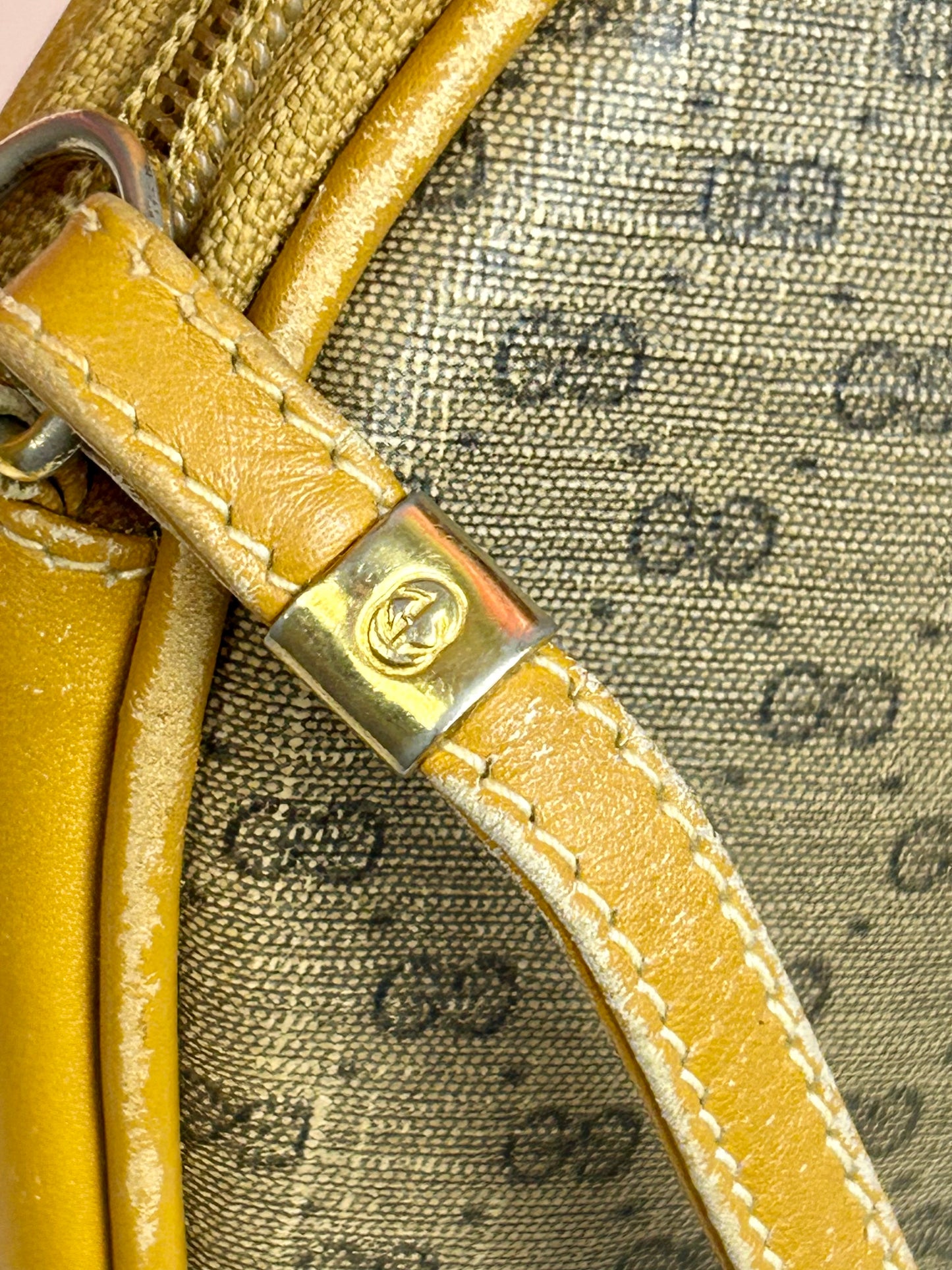 Small Yellow Micro Gucci Crossbody