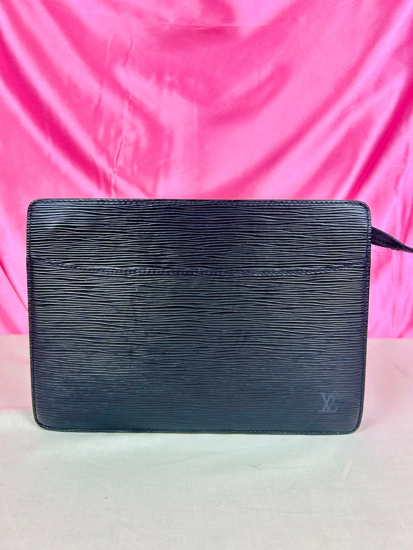 Black Epi Homme Clutch/Crossbody