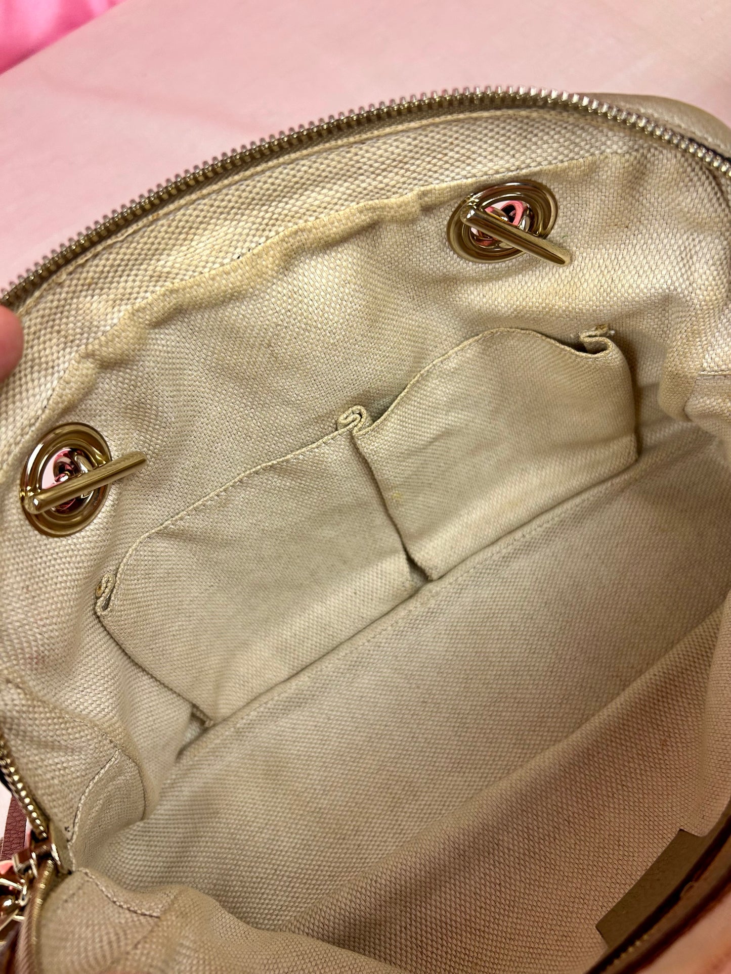 Bronze Gucci Soho Chain Shoulder Bag