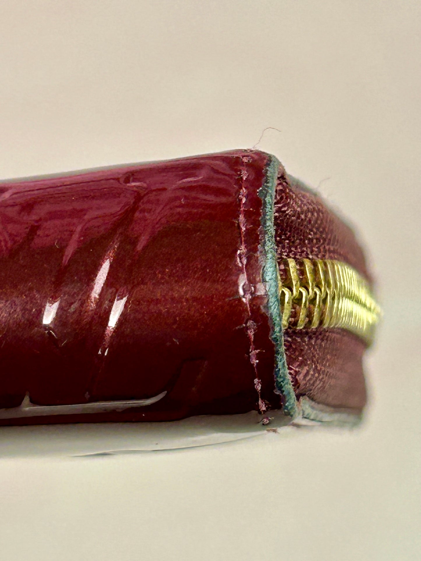 Magenta Vernis Zippy Wallet