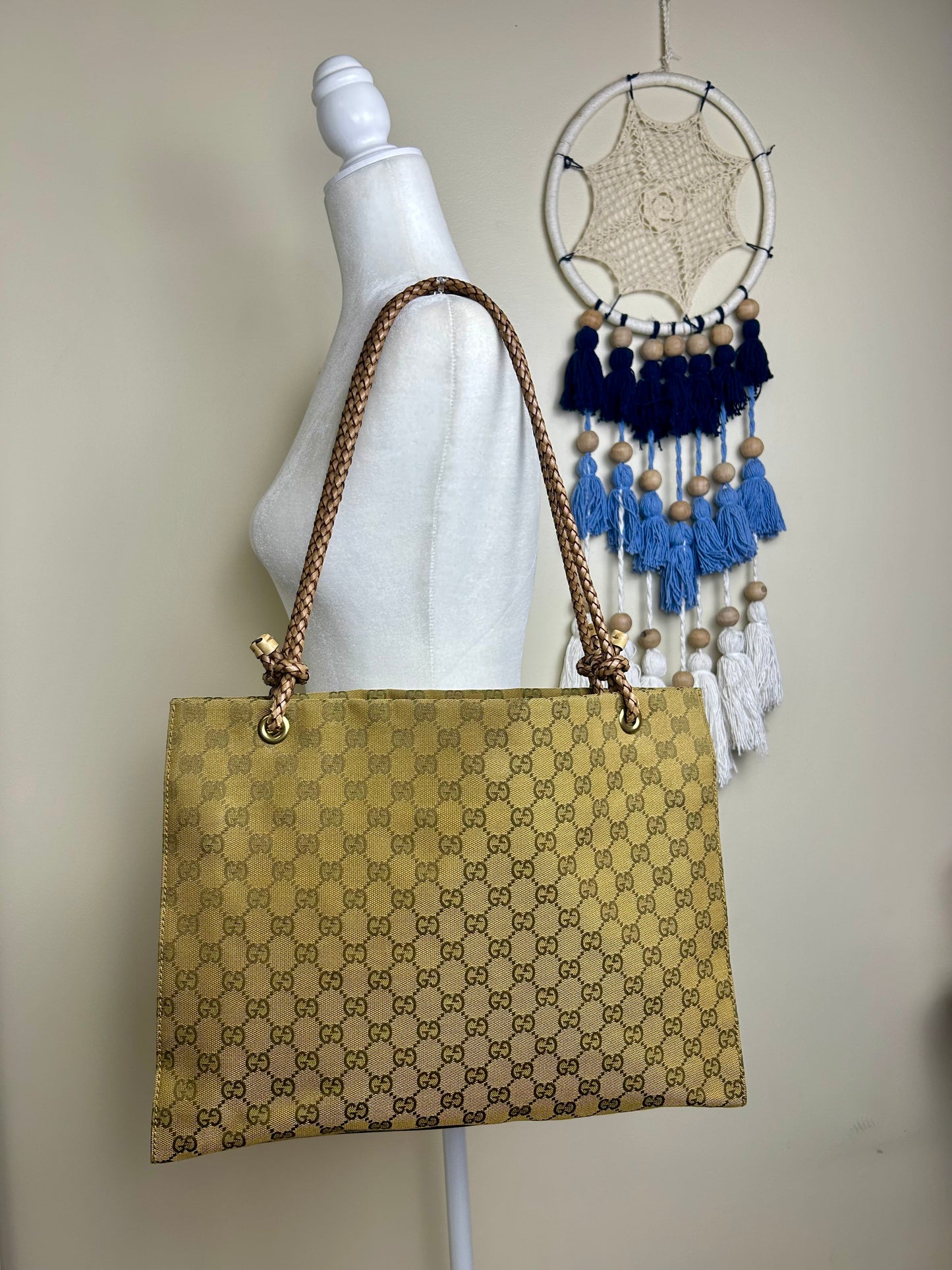 Braided Medium Gucci Tote