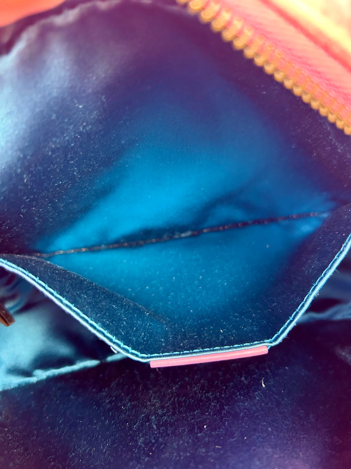 Pink Velvet and Crystal Mini Marmont