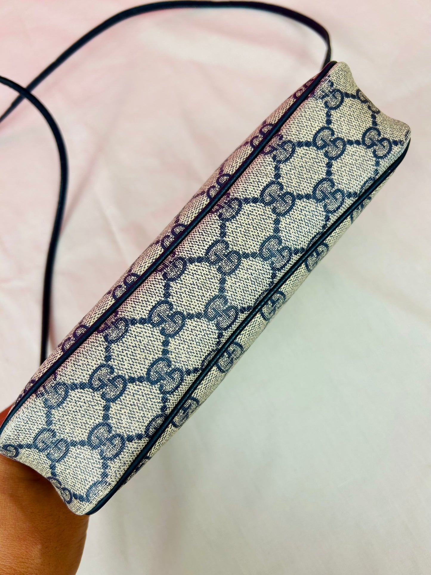 Small Navy Gucci Supreme