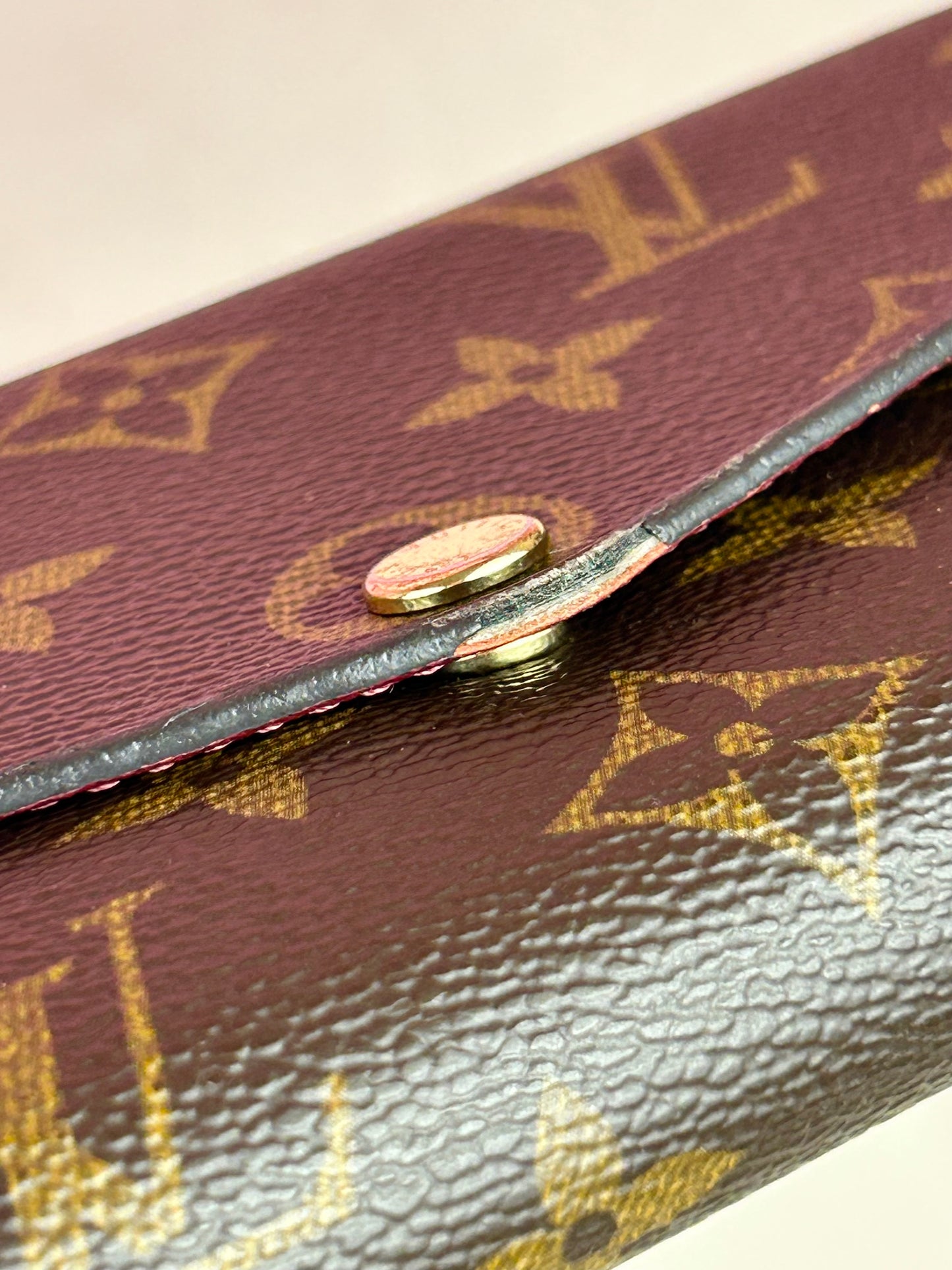 Sarah Wallet New Model Monogram/Berry