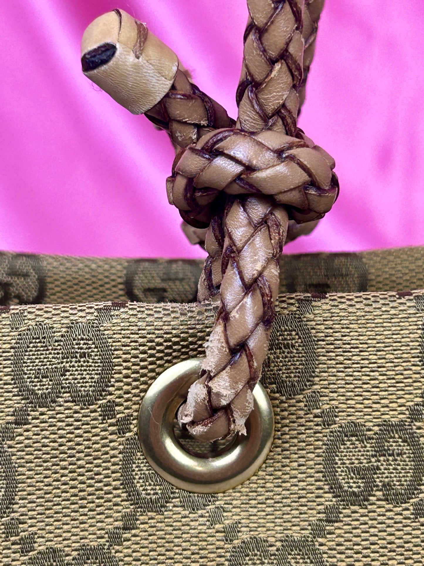 Braided Medium Gucci Tote