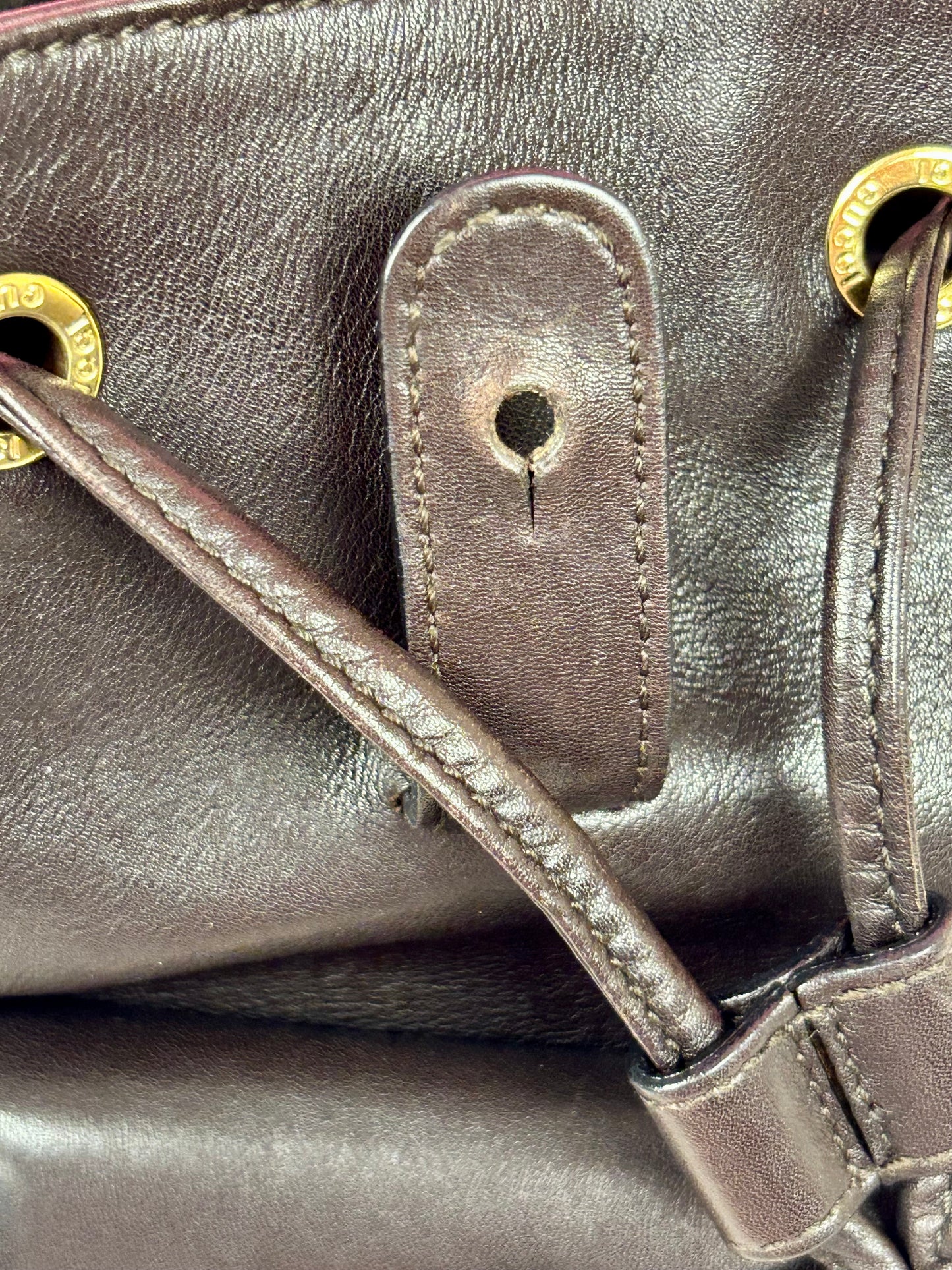 Mini Brown Gucci Backpack