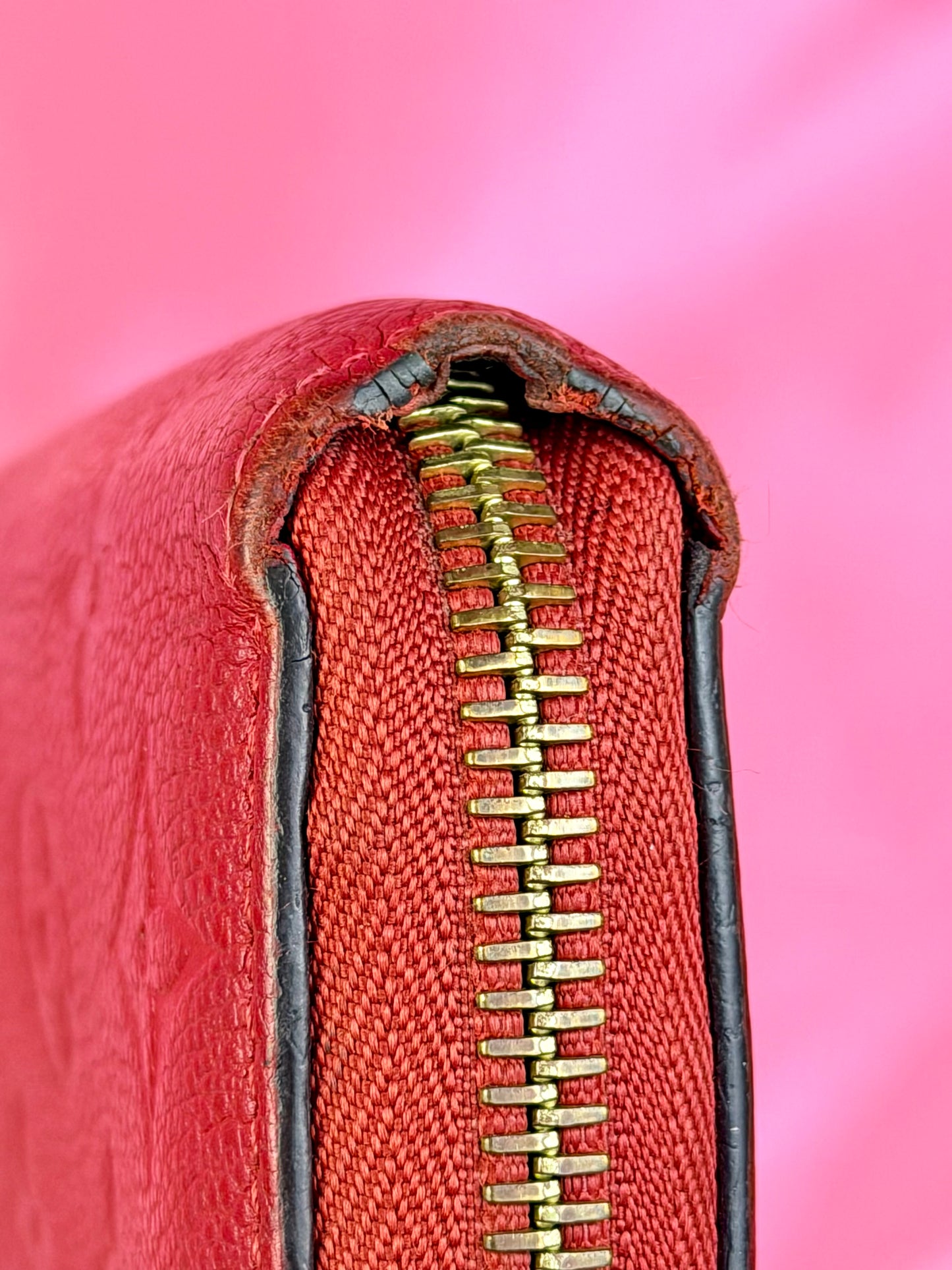 Hot Pink Emprinte Zippy Wallet