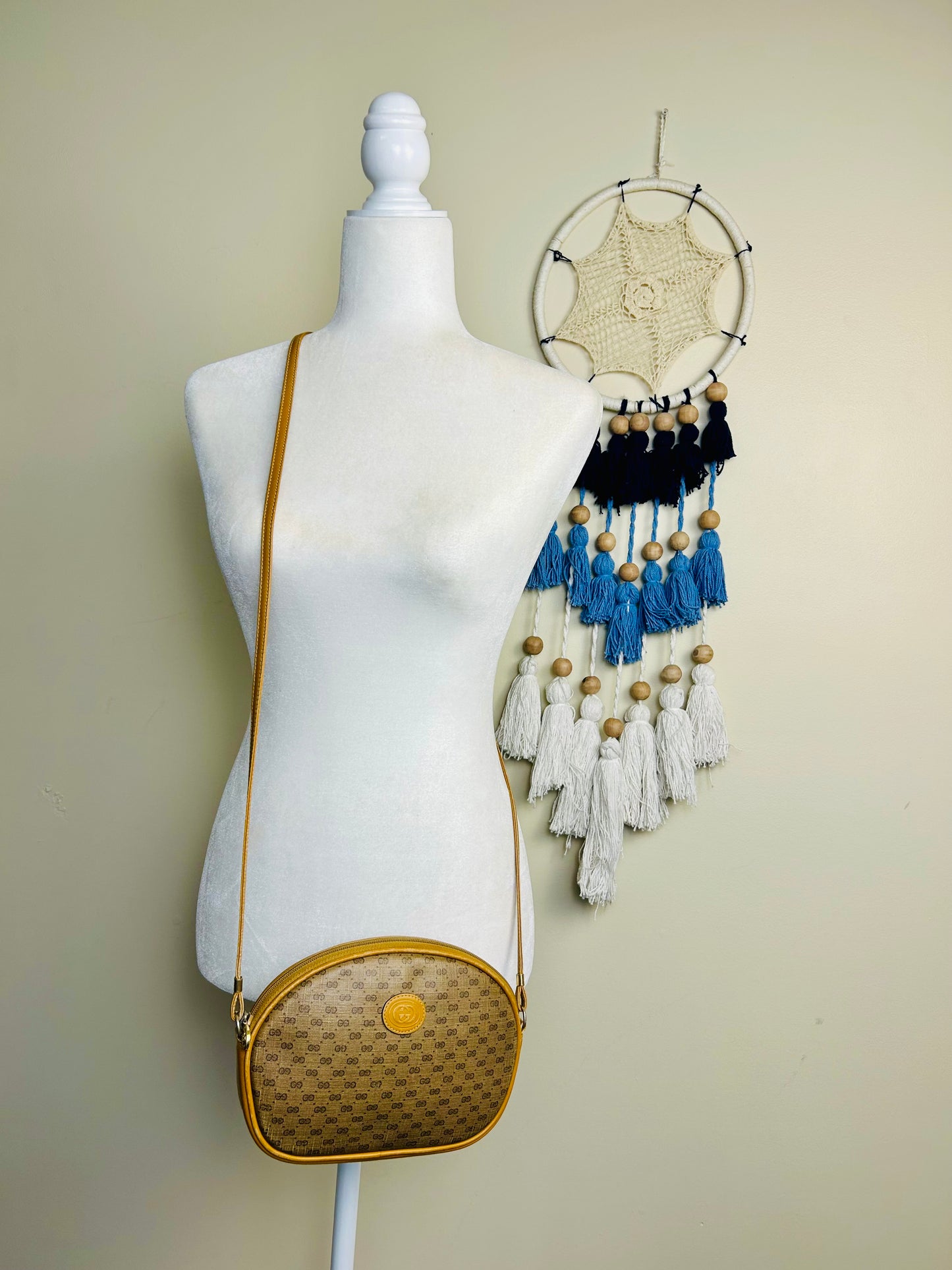 Small Yellow Micro Gucci Crossbody