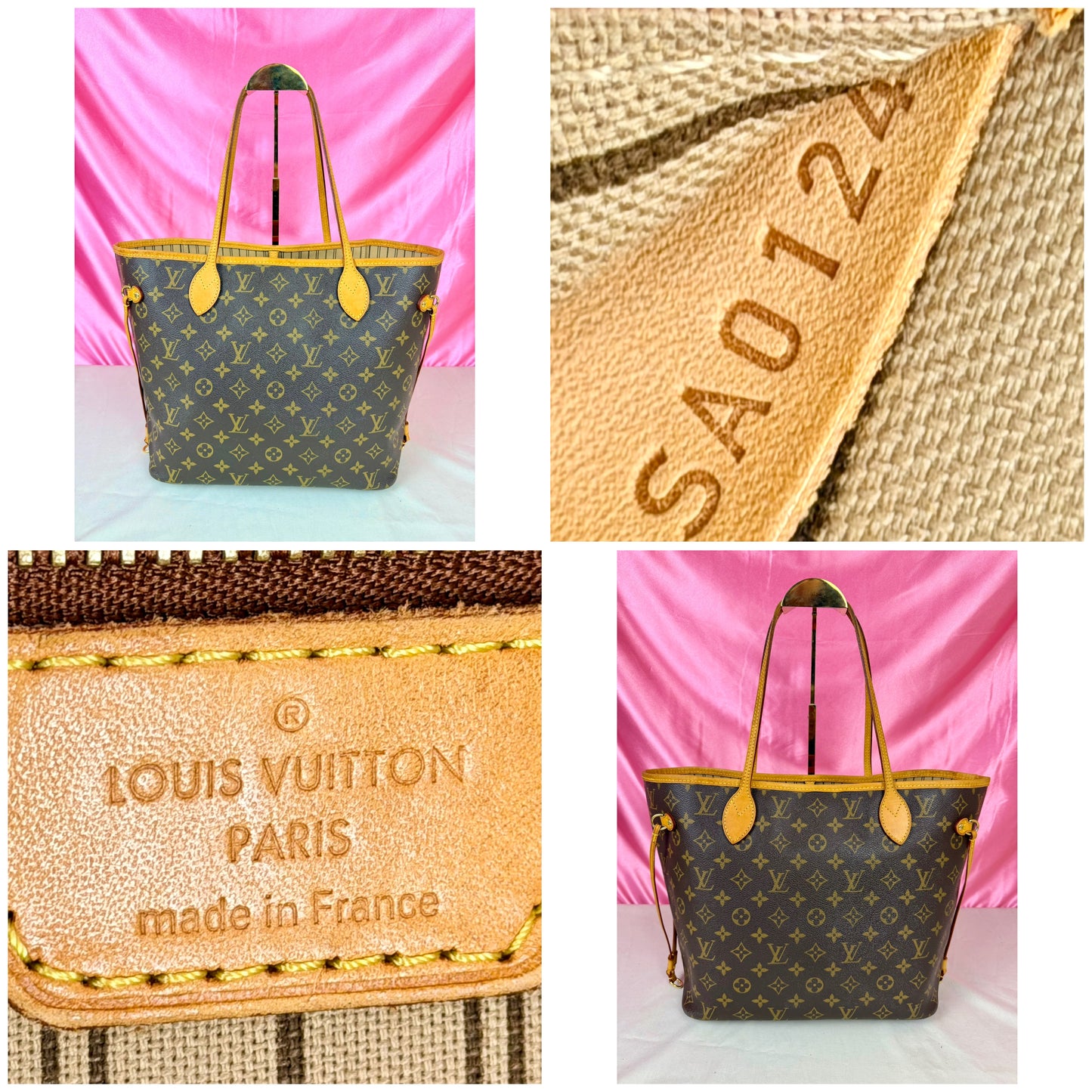 Neverfull MM in Monogram/Beige